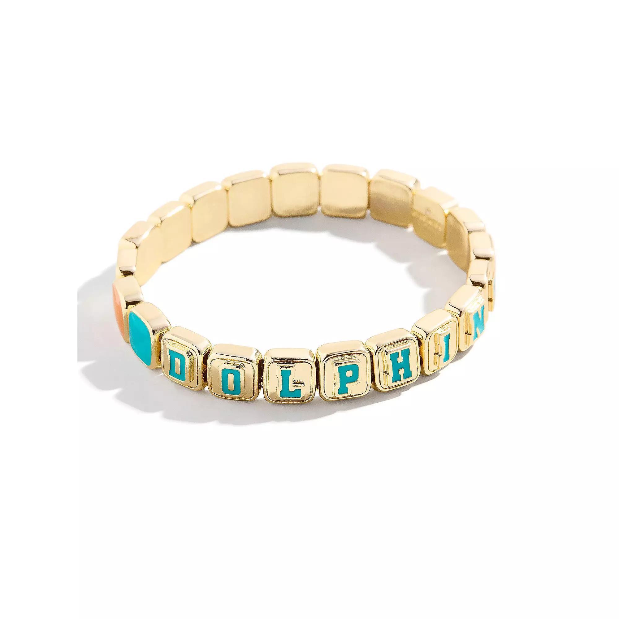 WEAR by Erin Andrews x BaubleBar Miami Dolphins Tile Bracelet, Women's, Team Product Image