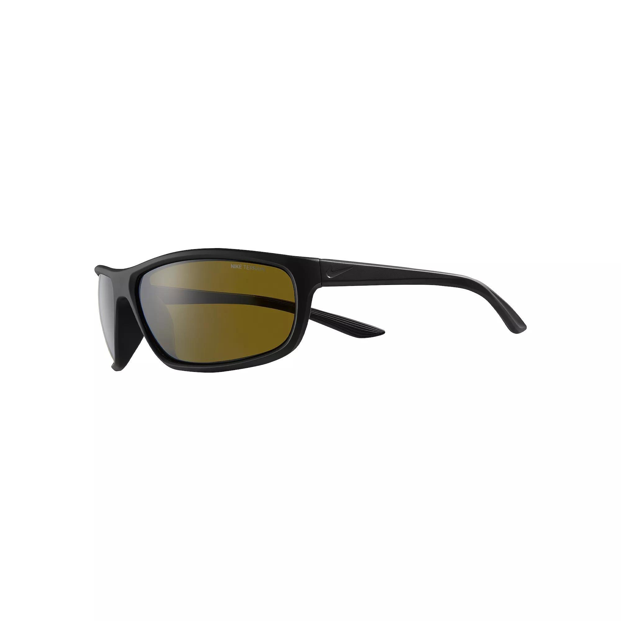Mens Nike Rabid 64 mm Semi-Rimless Wrap Polarized Sunglasses Product Image