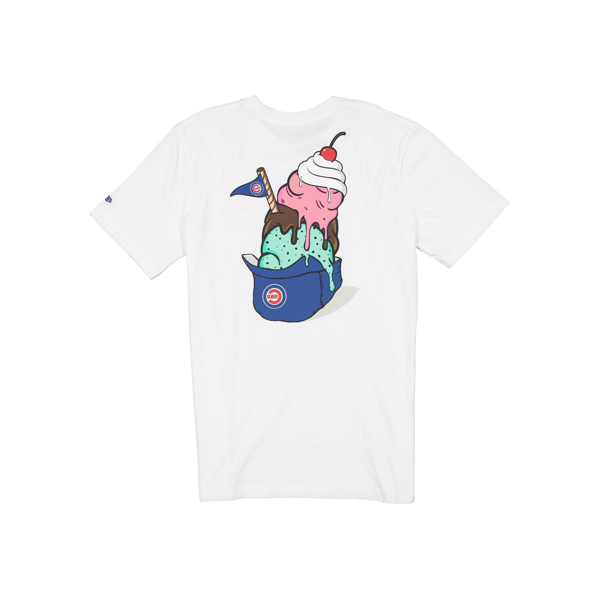 Chicago Cubs Game Day Ice Cream T-Shirt Male Product Image