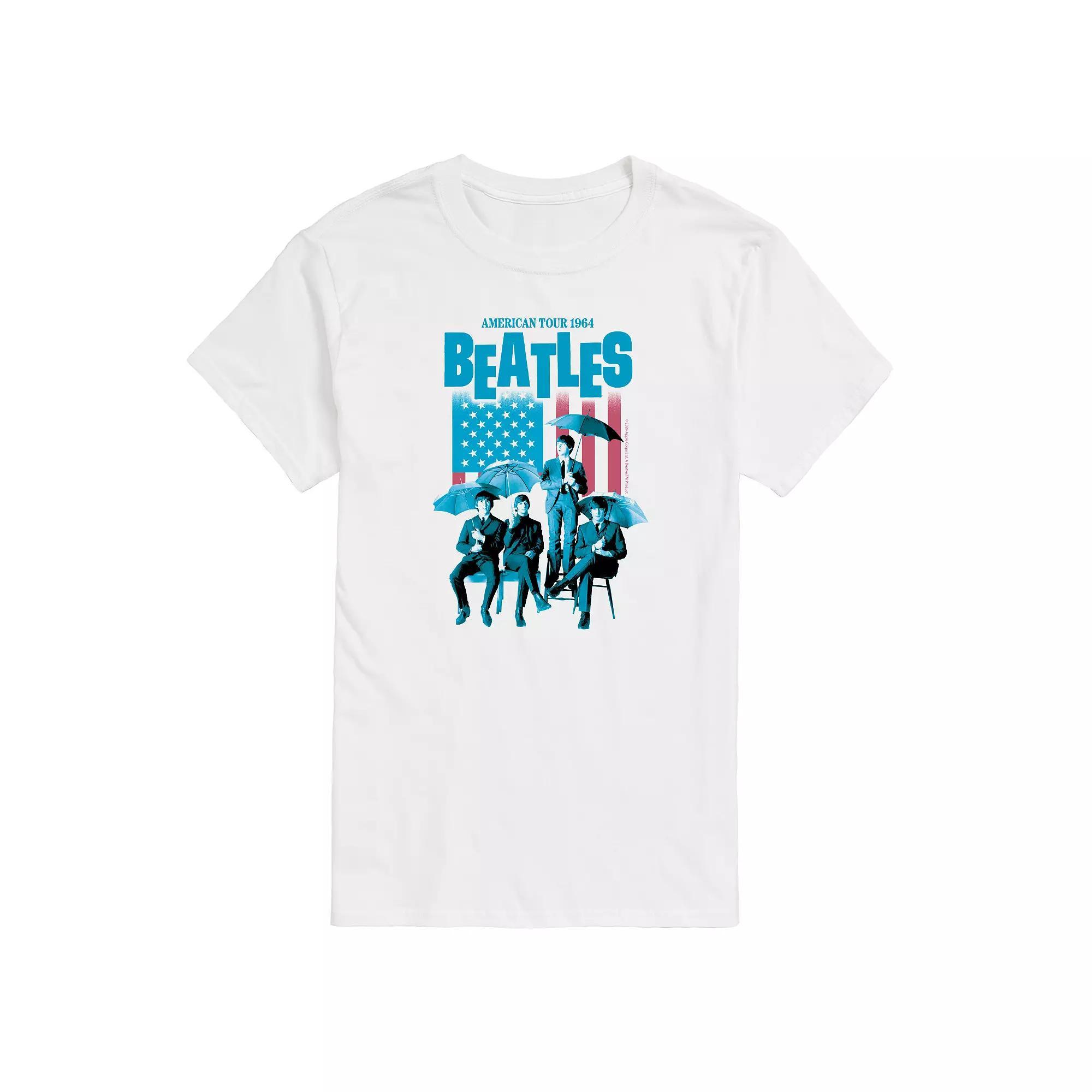 Big & Tall The Beatles American Tour 1964 Graphic Tee, Mens Product Image