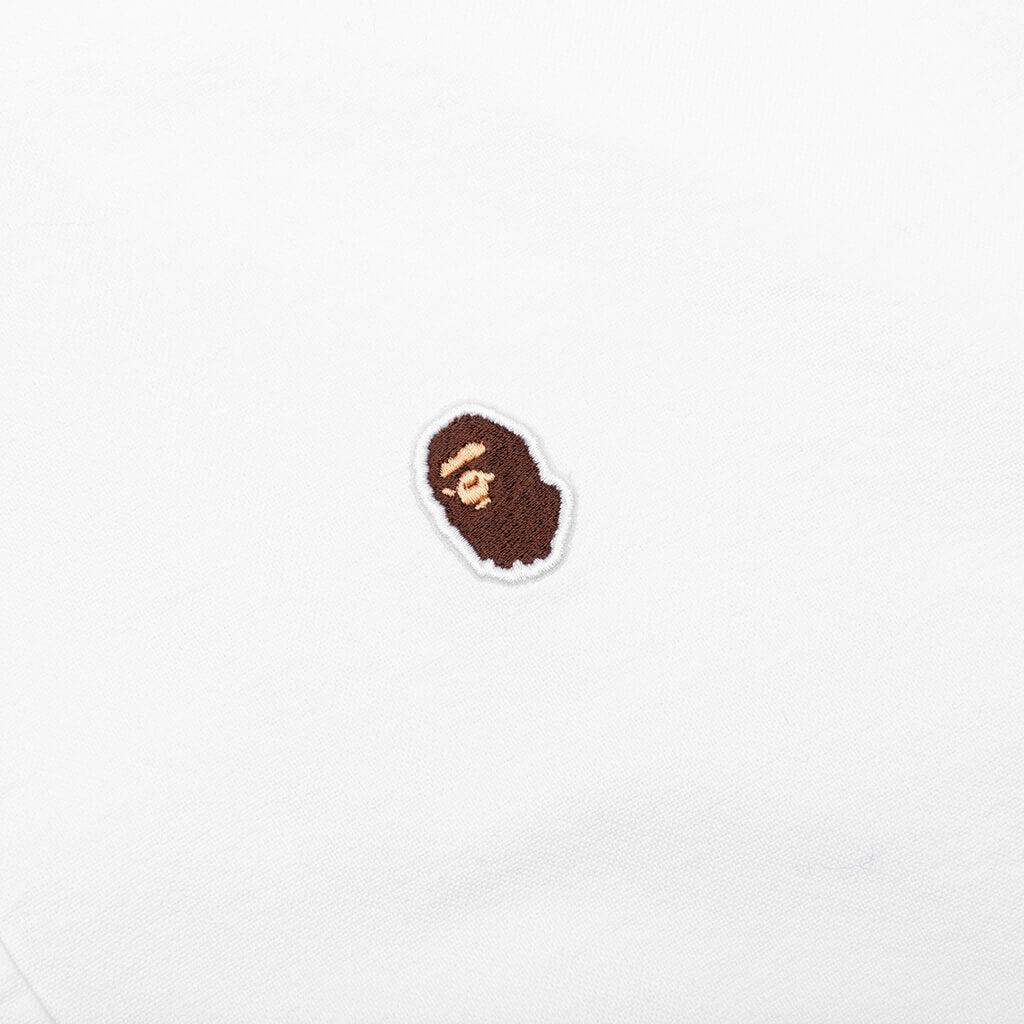 Ape Head One Point Oxford Shirt - White Male Product Image