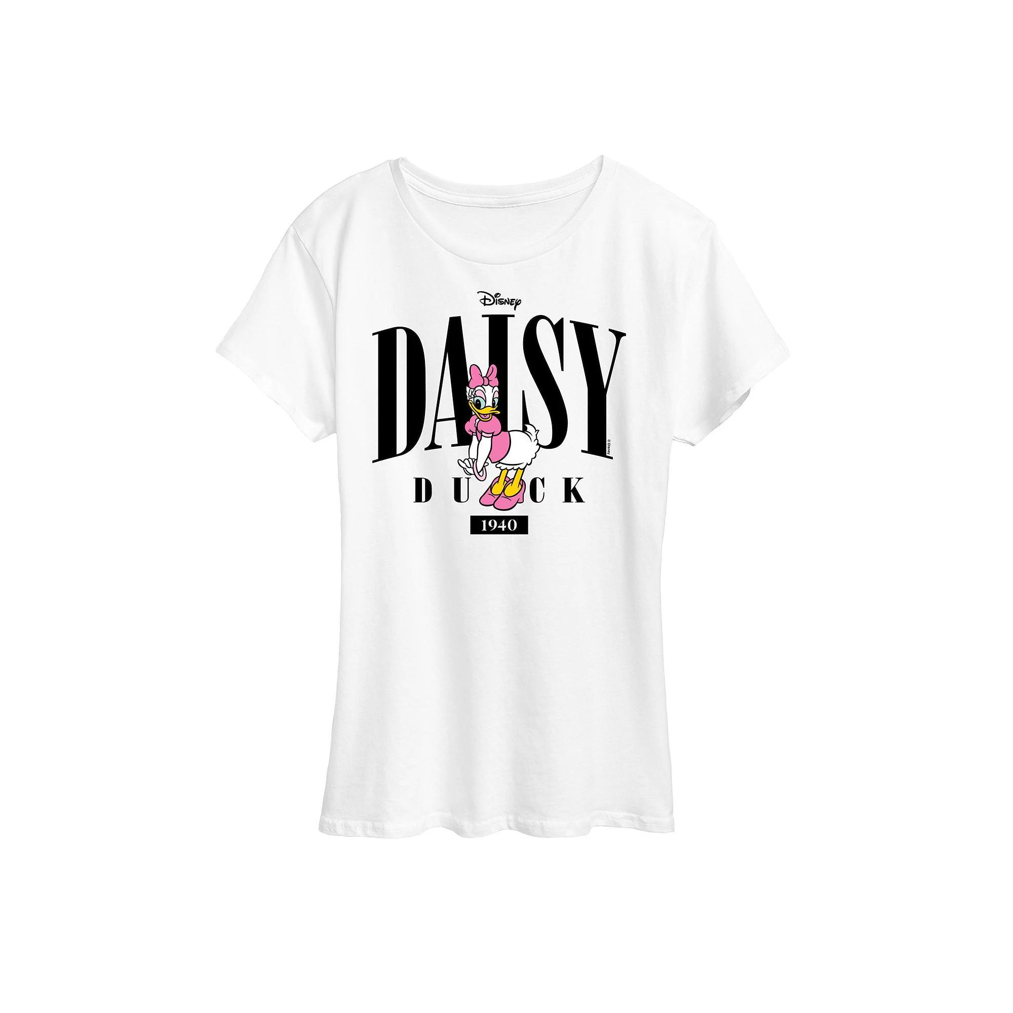 Disneys Daisy Duck Womens Collegiate Graphic Tee Product Image
