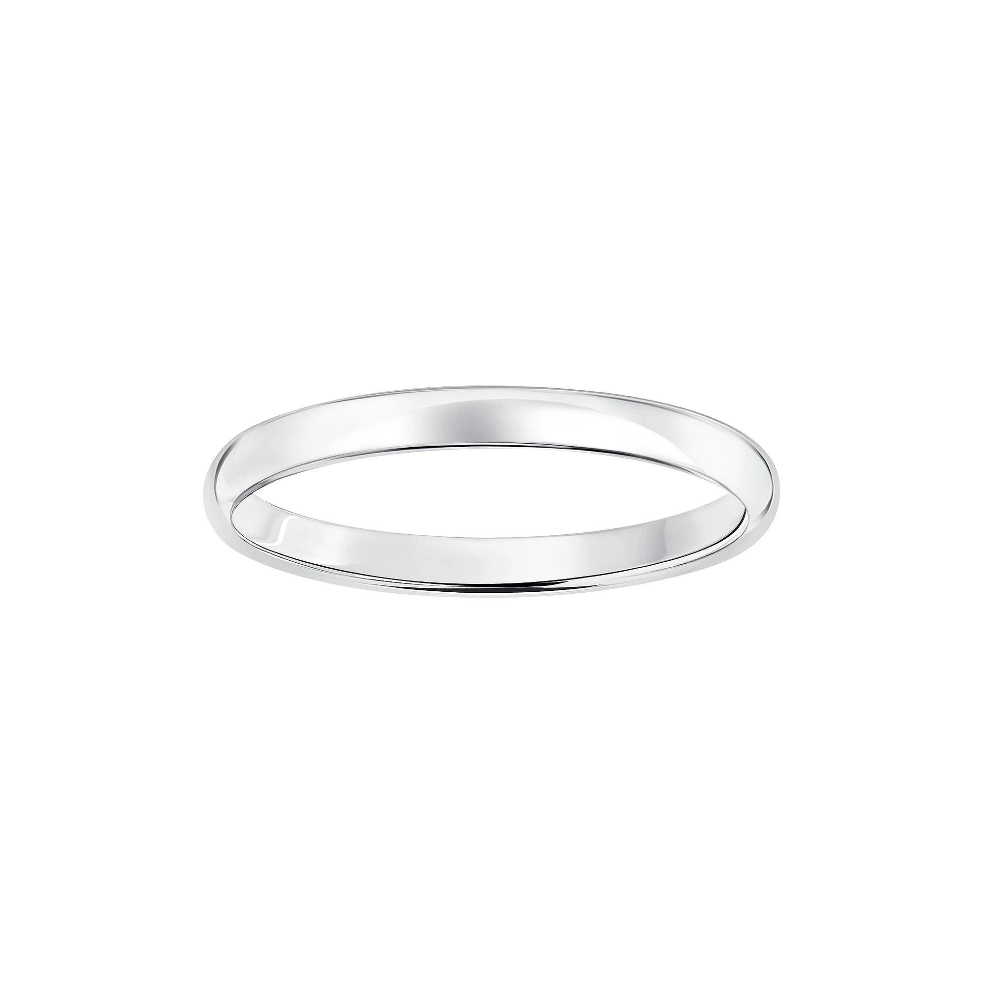 10k Gold 2 mm Polished Dome Wedding Band, Women's, Size: 6, Pink Product Image