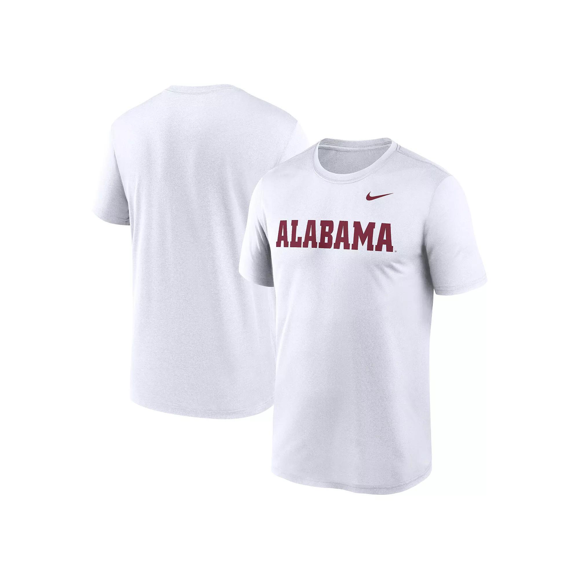 Men's Nike White Alabama Crimson Tide Primetime Legend Wordmark T-Shirt, Size: Large Product Image