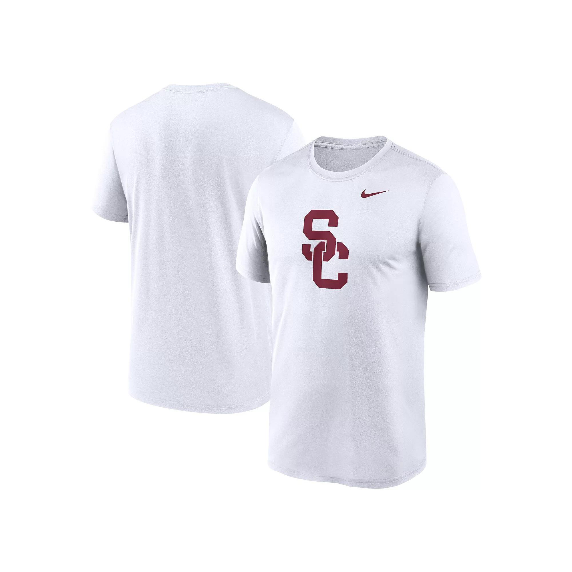 Men's Nike White USC Trojans Primetime Legend Logo T-Shirt, Size: XL Product Image