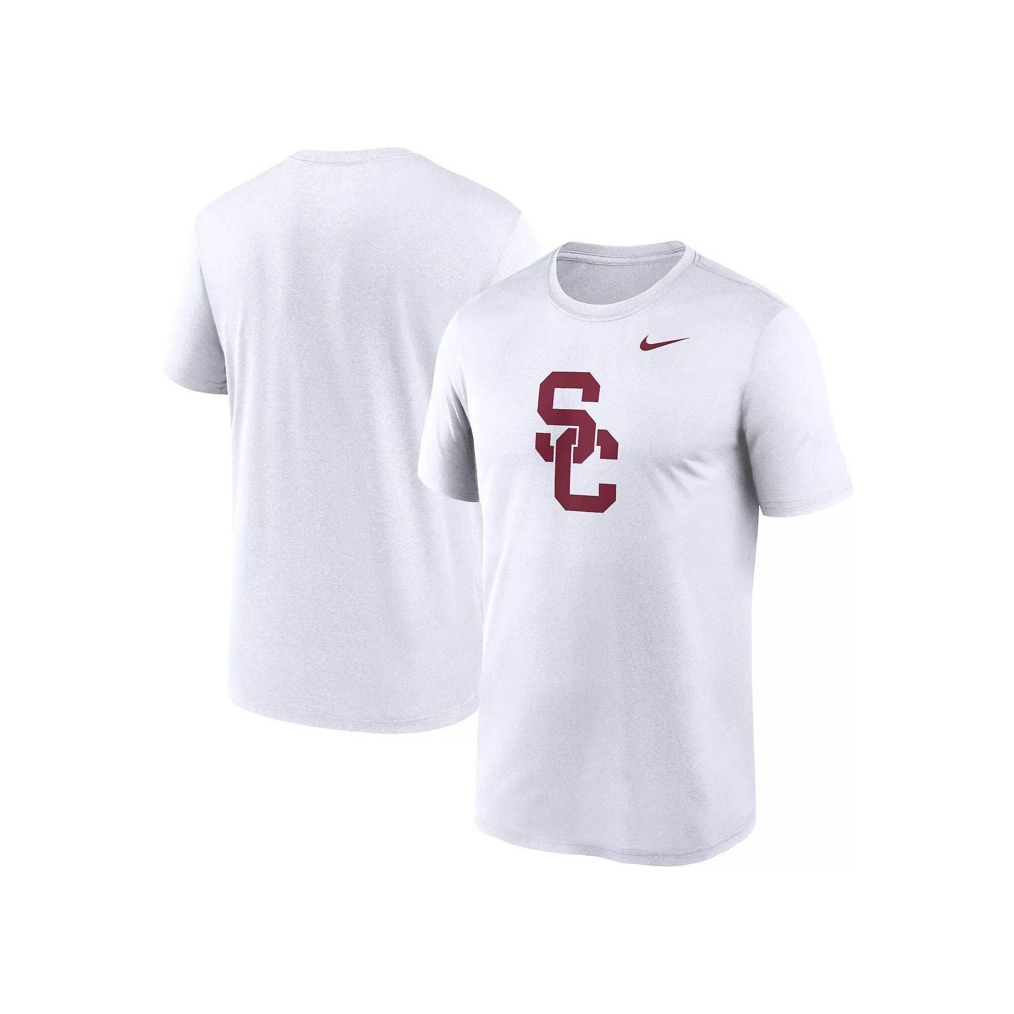 Men's Nike White USC Trojans Primetime Legend Logo T-Shirt, Size: XL Product Image