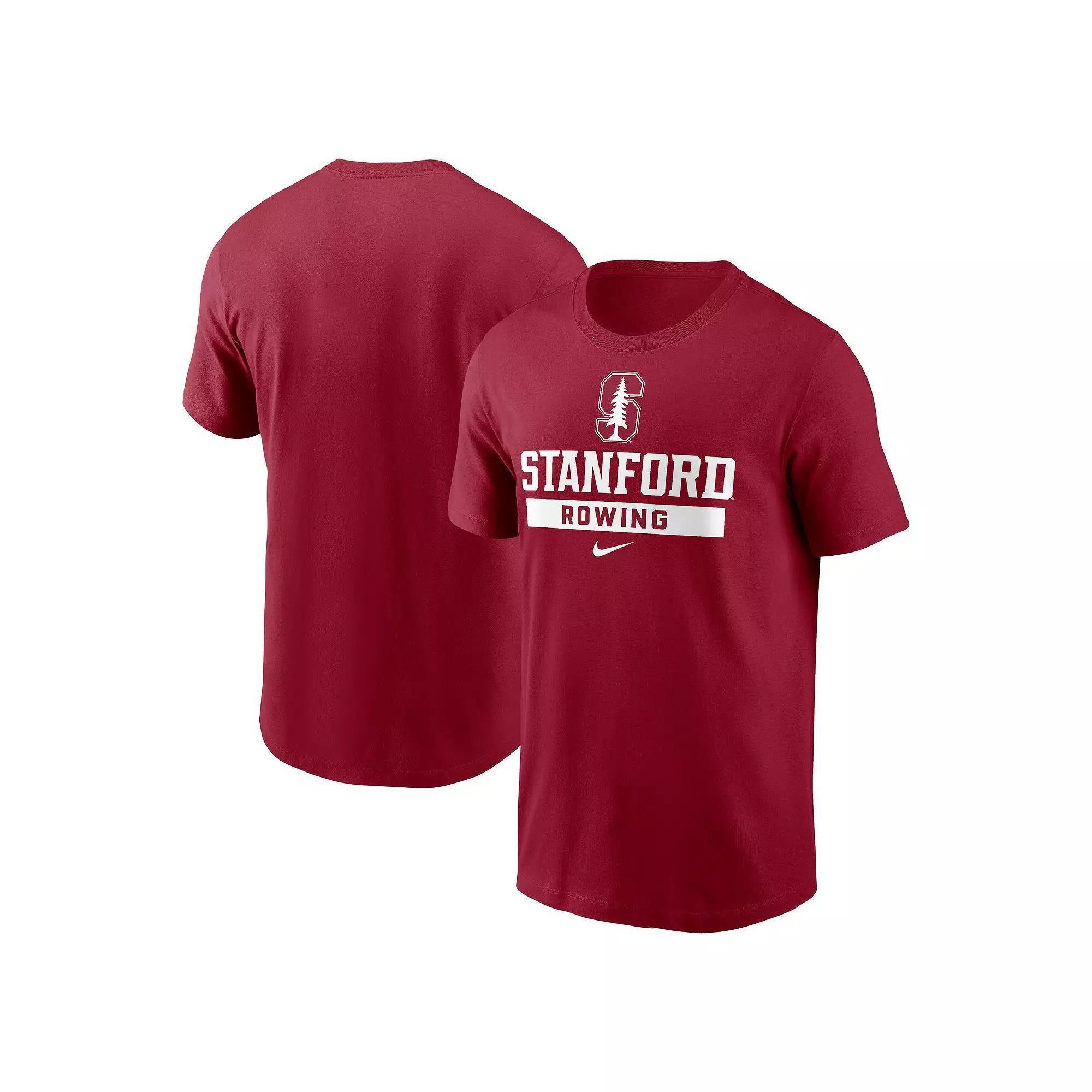 Men's Nike Cardinal Stanford Cardinal Rowing Sport Drop T-Shirt, Size: Medium, Red Product Image