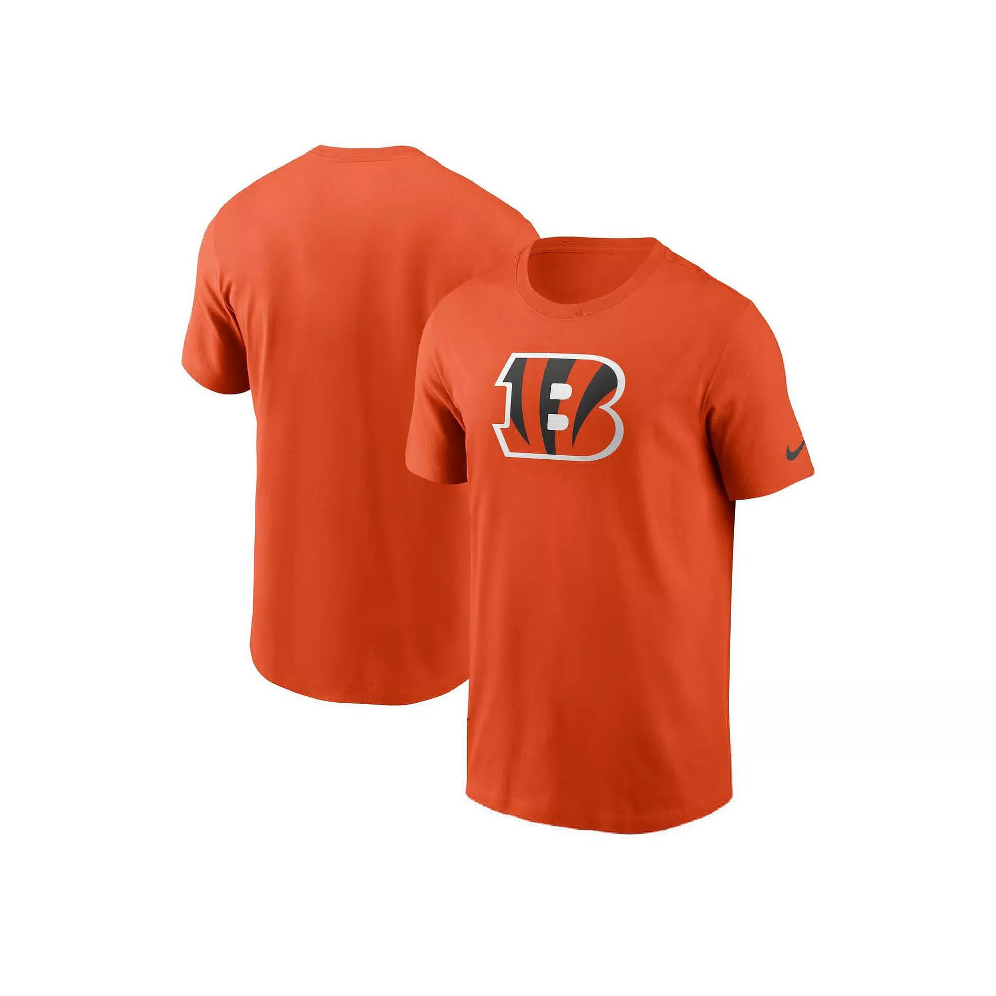 Men's Nike  Orange Cincinnati Bengals Primary Logo T-Shirt, Size: Large Product Image