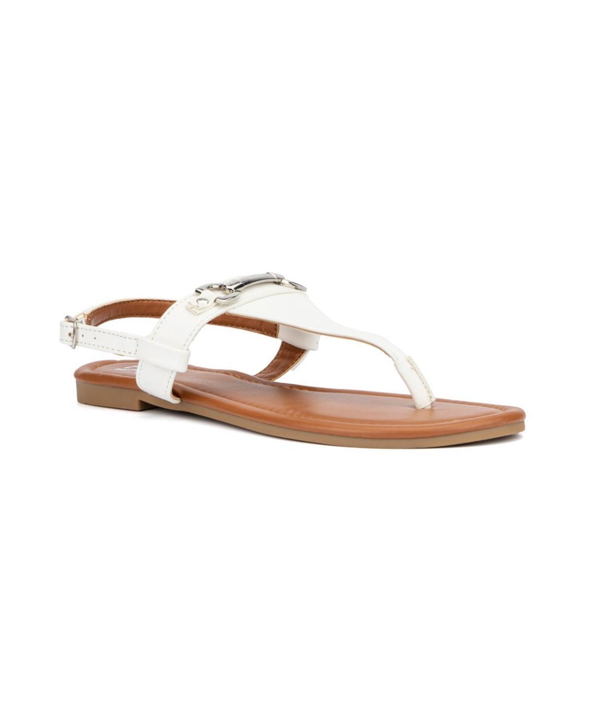 New York & Company Angelica Womens T-Strap Sandals Product Image