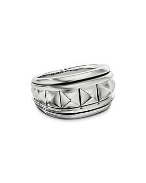 David Yurman Mens Sterling Silver Pyramid Ring Product Image