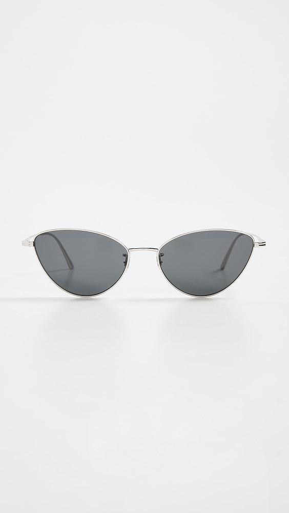 Oliver Peoples Eyewear x Khaite Metal Cat Eye Sunglasses | Shopbop Product Image