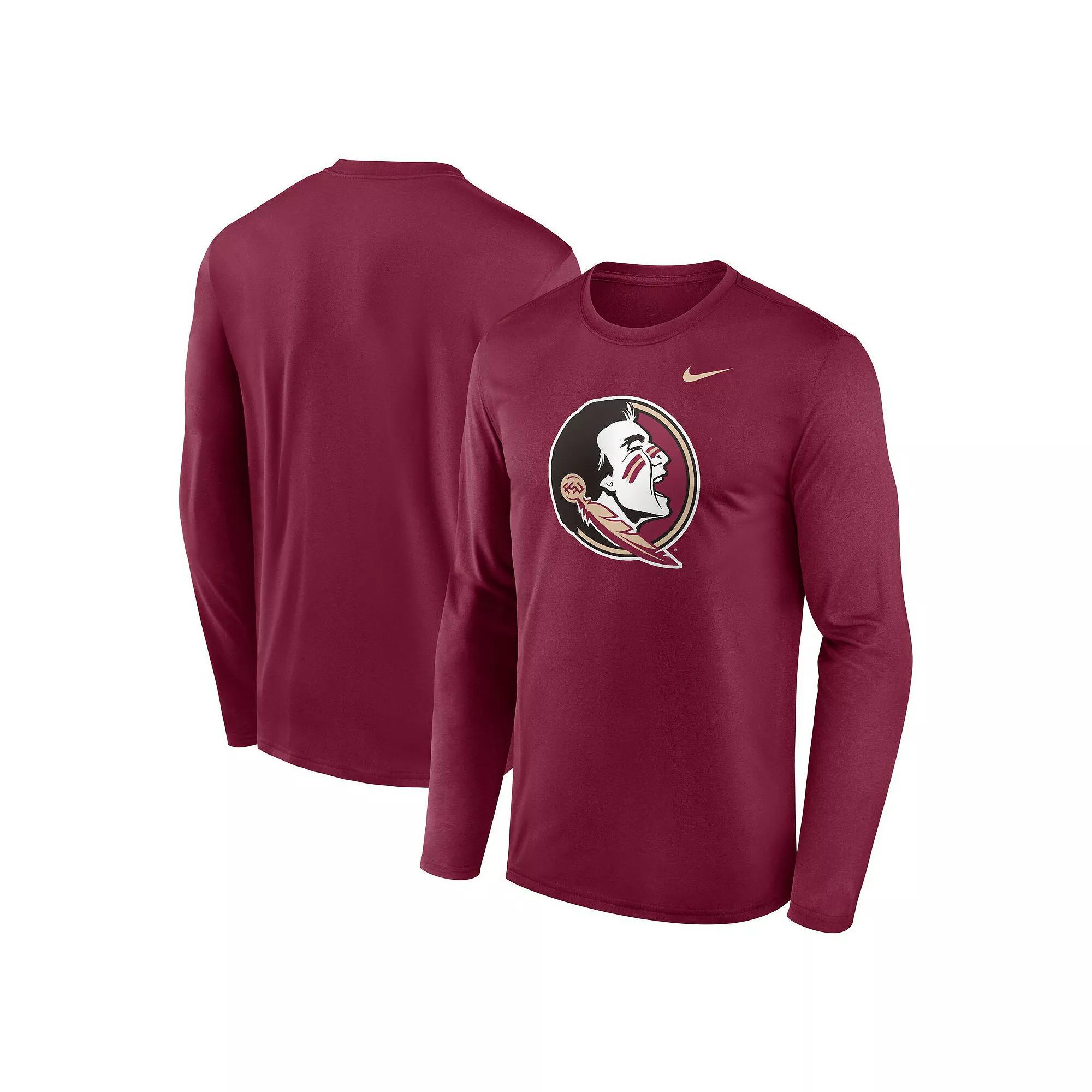 Men's Nike Black Florida State Seminoles Primetime Primary Legend Long Sleeve T-Shirt, Size: XL Product Image