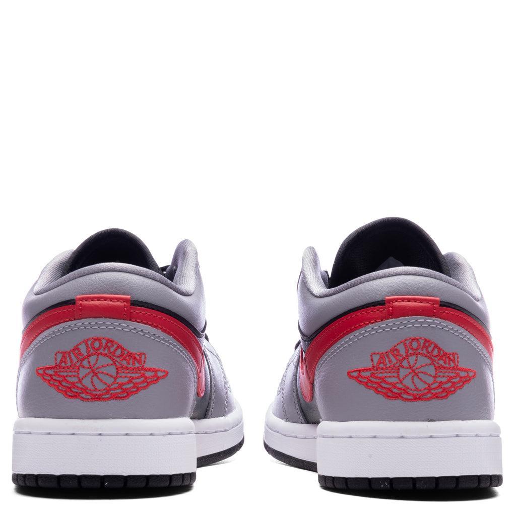 Women's Air Jordan 1 Low - Cement Grey/Fire Red/Black Female Product Image