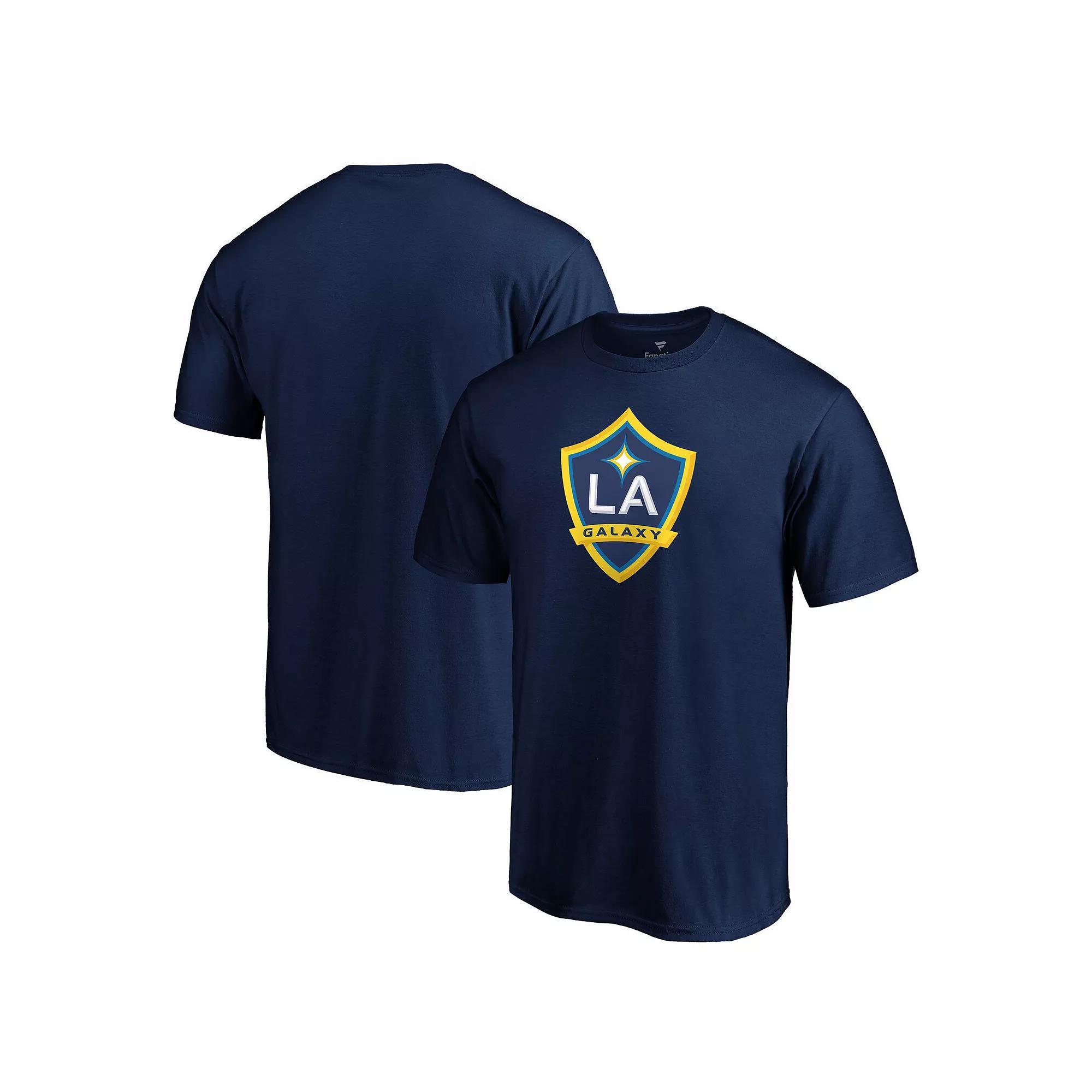 Men's Fanatics Branded Navy LA Galaxy Logo T-Shirt, Size: Small, Blue Product Image