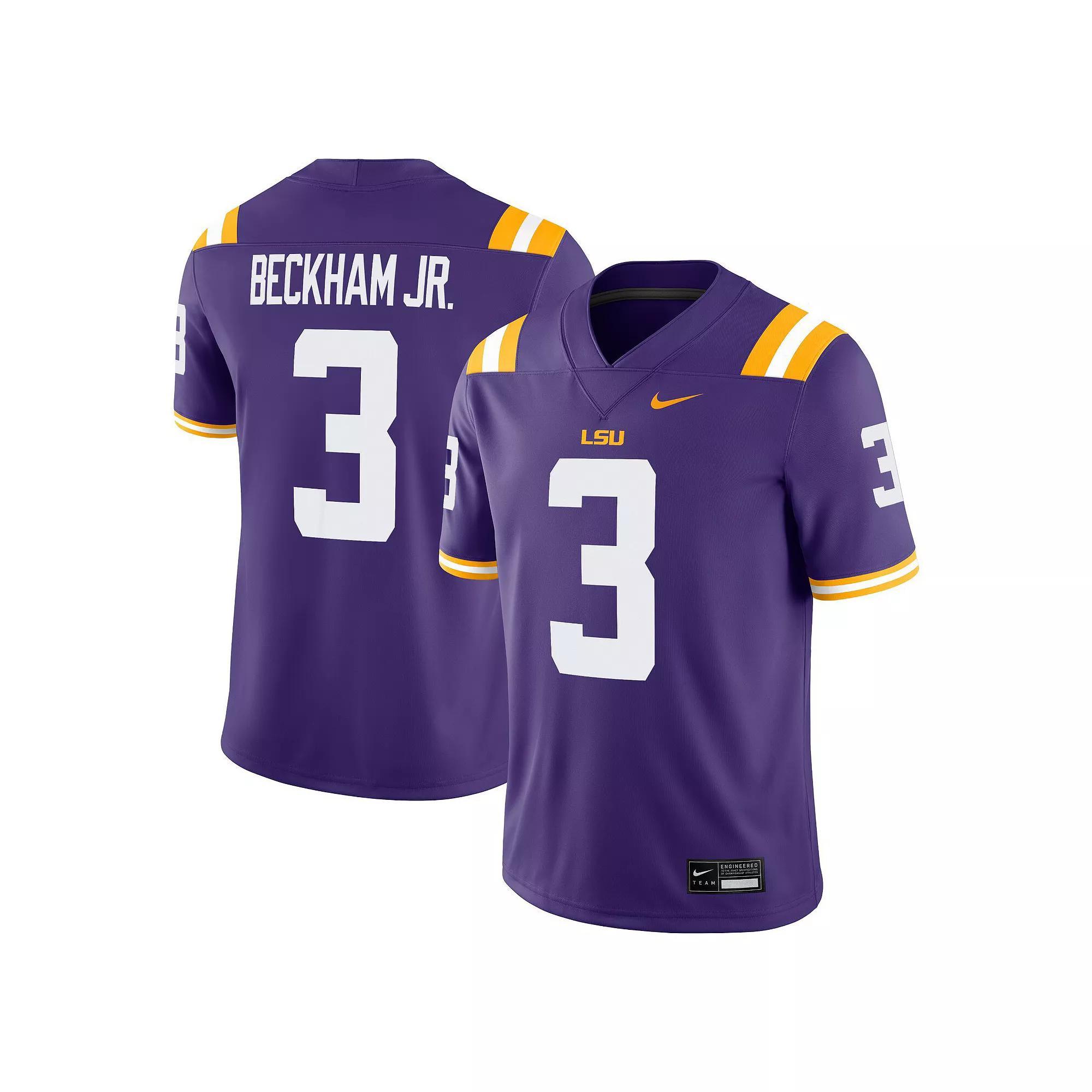 Men's Nike Odell Beckham Jr. Purple LSU Tigers Alumni Game Jersey, Size: 3XL Product Image