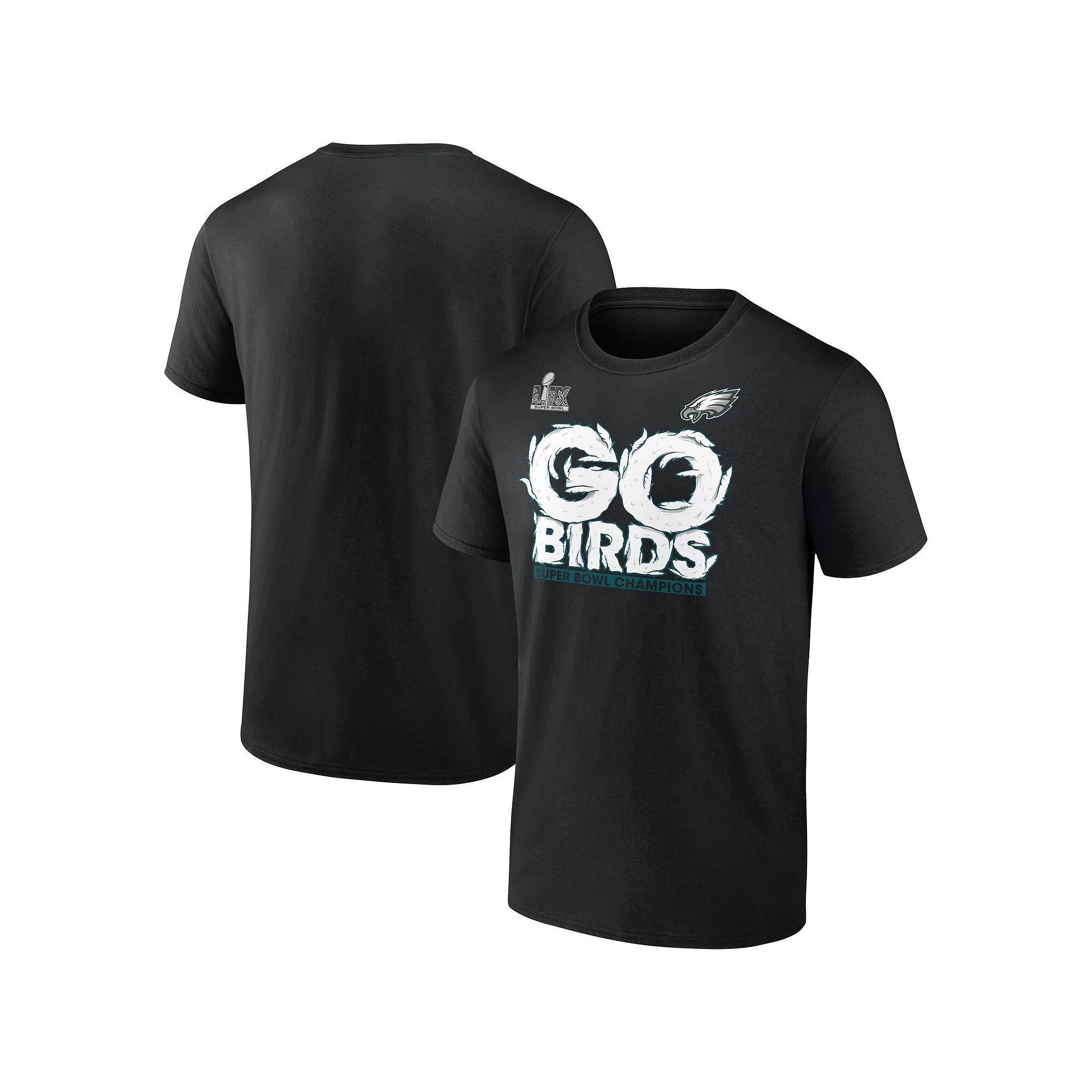 Men's Fanatics Black Philadelphia Eagles Super Bowl LIX Champions Big & Tall Hometown T-Shirt, Size: 4XB Product Image