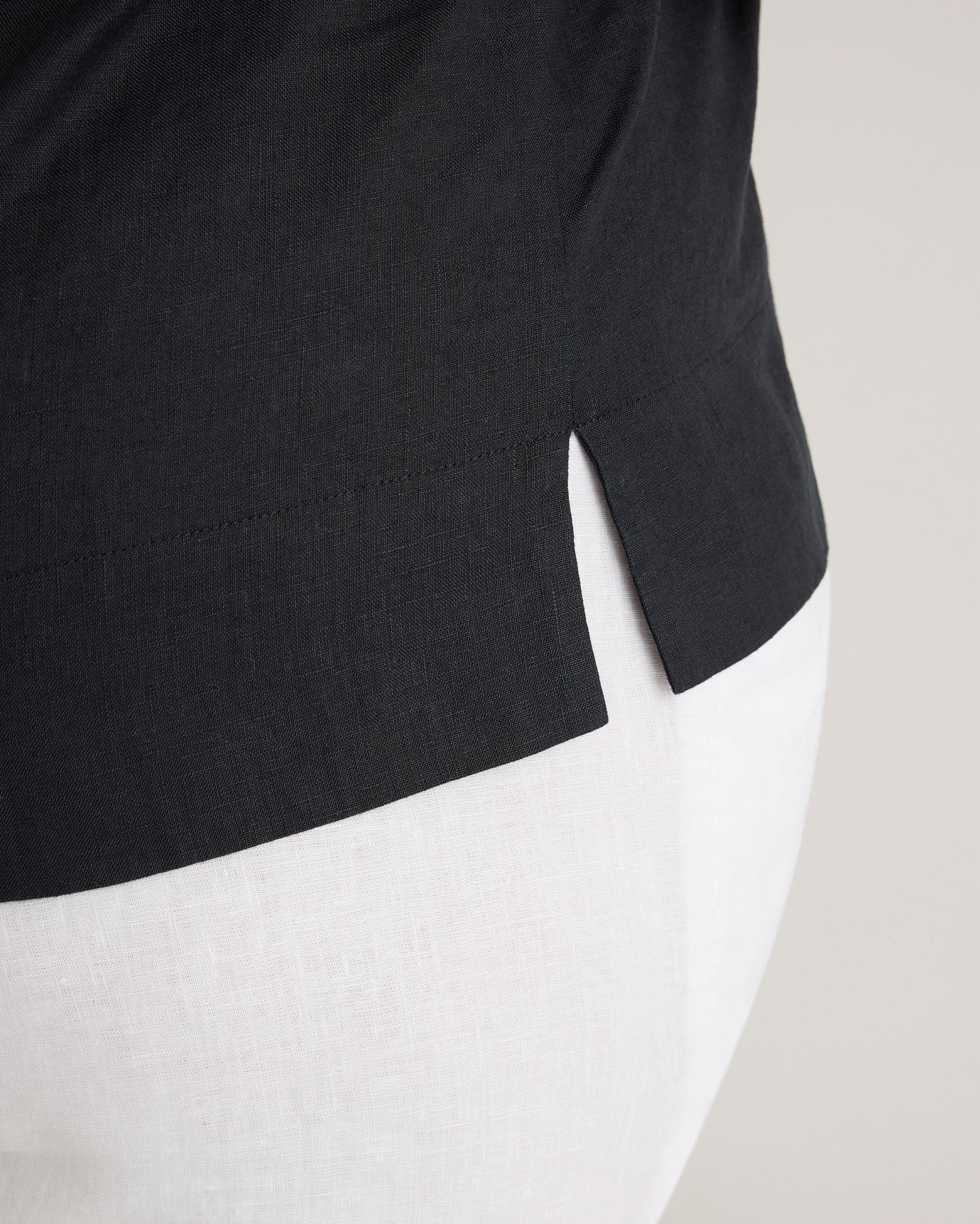 Quince | Women's 100% European Linen Short Sleeve Shirt Product Image
