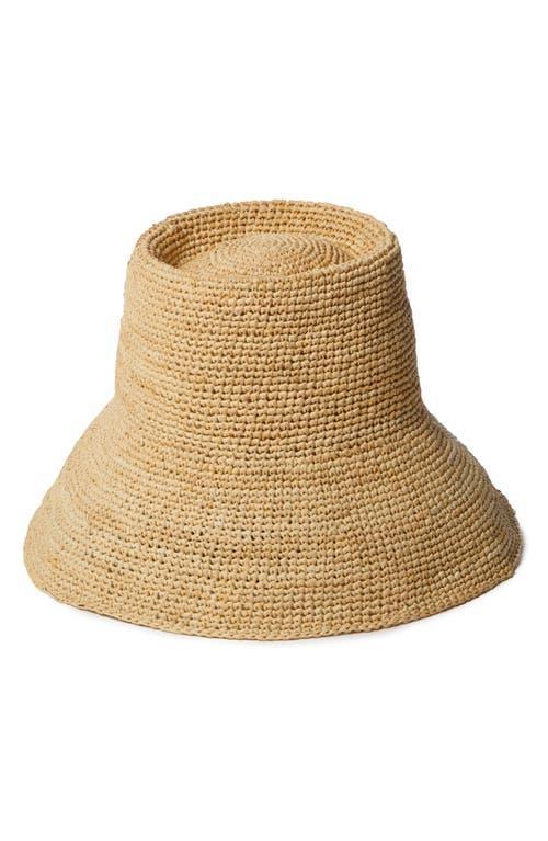 Janessa Leone Felix Straw Bucket Hat Natural XL Product Image
