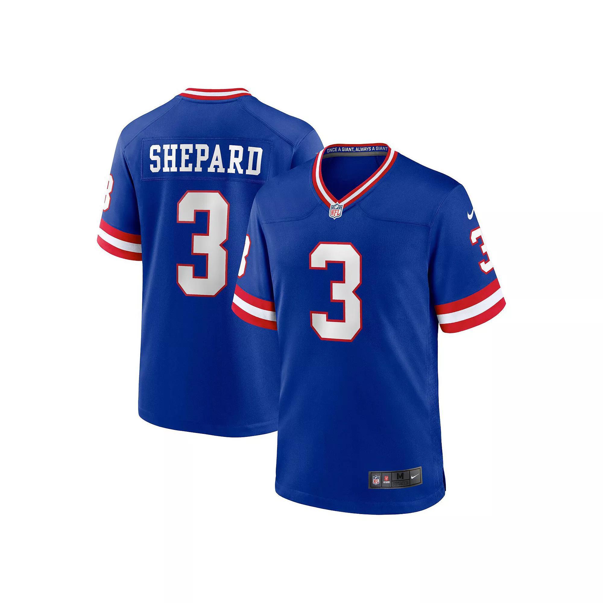 Men's Nike Sterling Shepard Royal New York Giants Classic Player Game Jersey, Size: 3XL, Blue Product Image