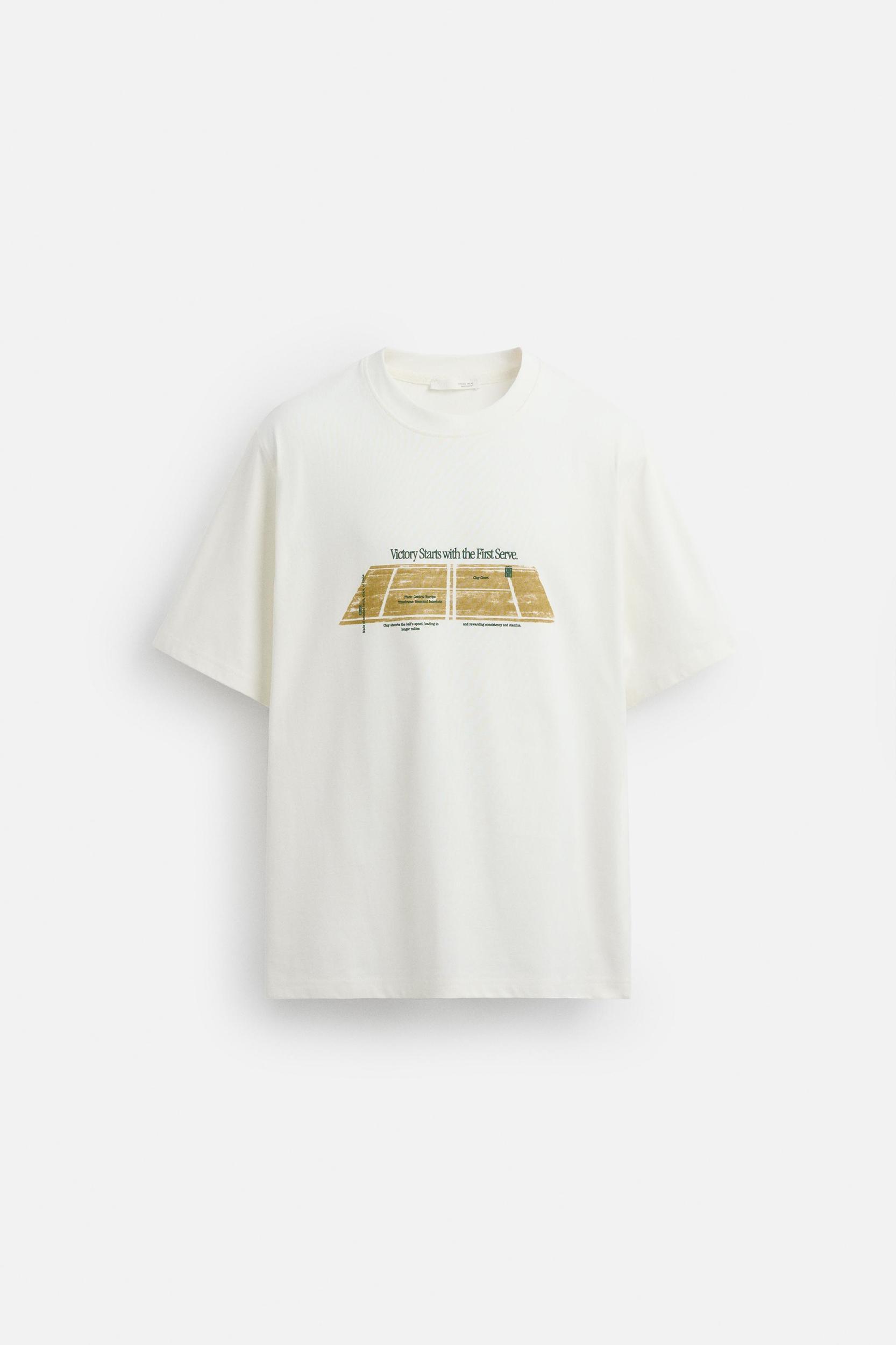 CONTRAST PRINT T-SHIRT Product Image
