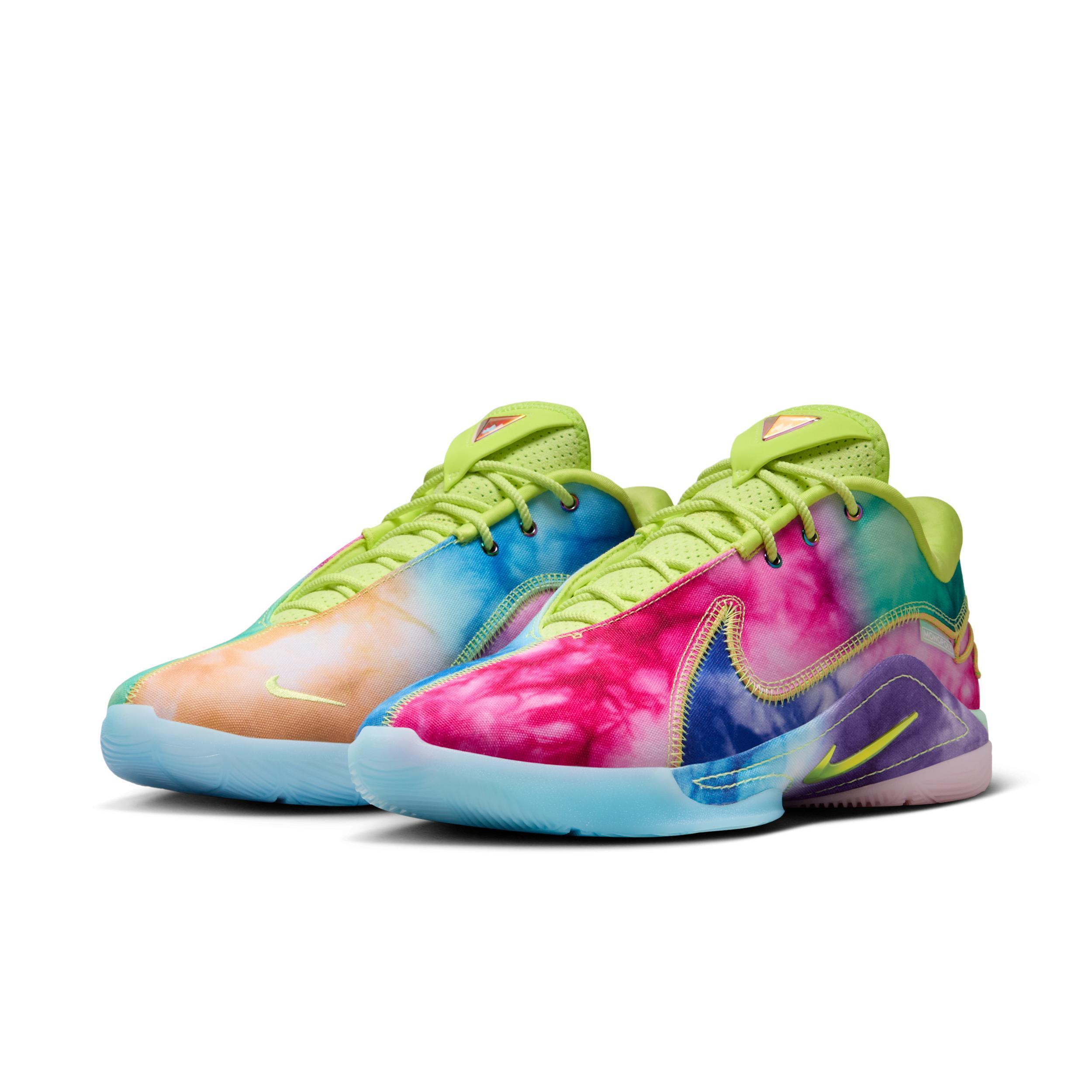 Nike Mens x Monopoly LeBron 22 Basketball Shoes in Mint Foam/Light Lemon Twist/Aquarius Blue Product Image