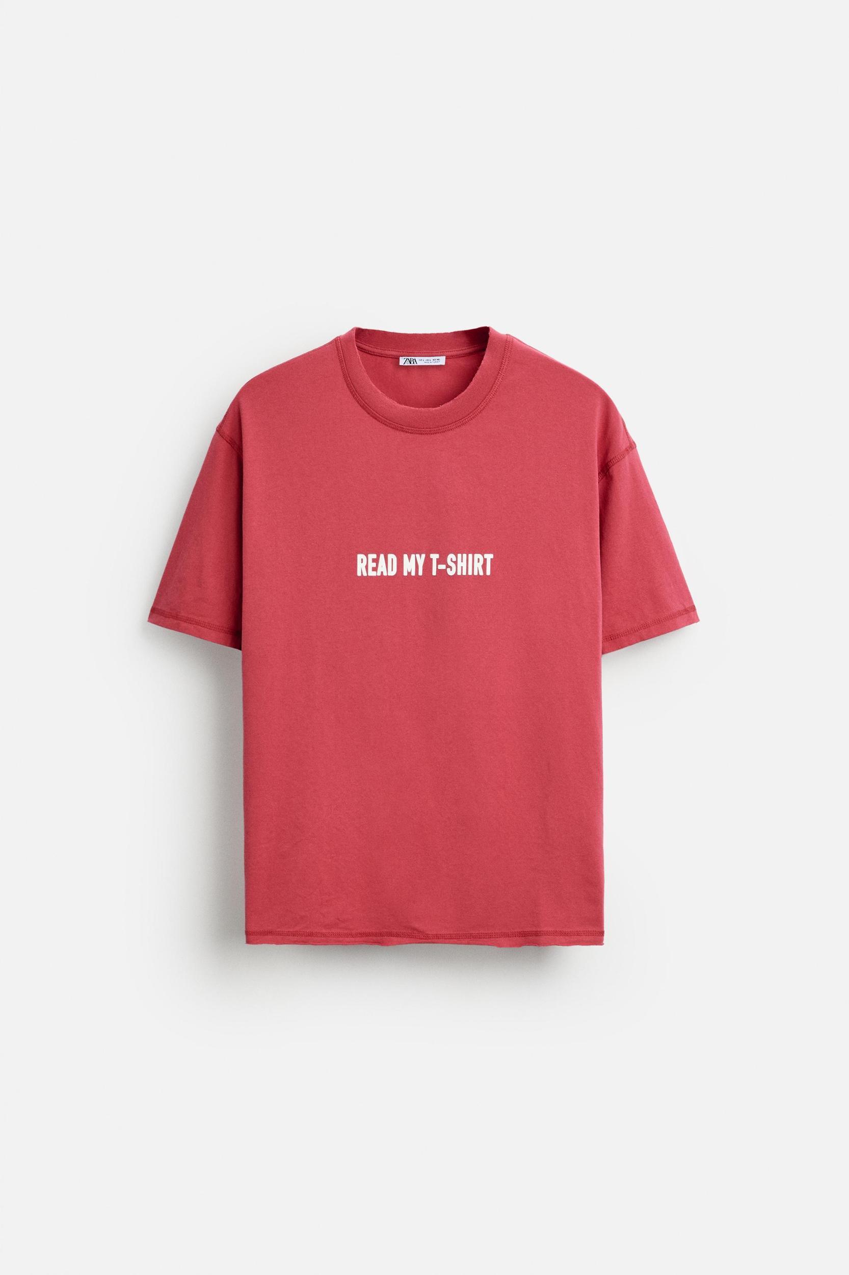 TEXT PRINT T-SHIRT Product Image