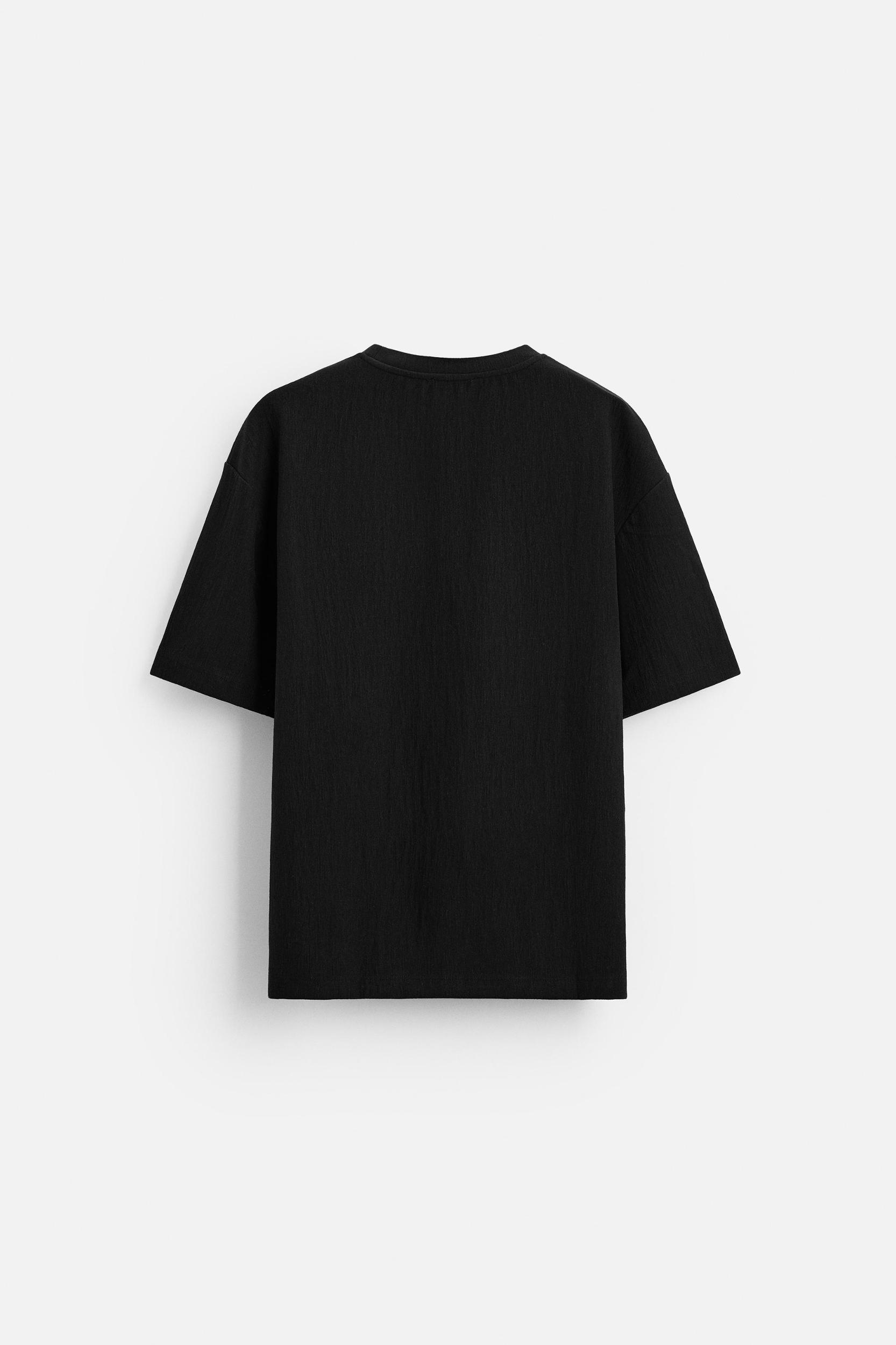 RELAXED FIT STRUCTURED T-SHIRT Product Image