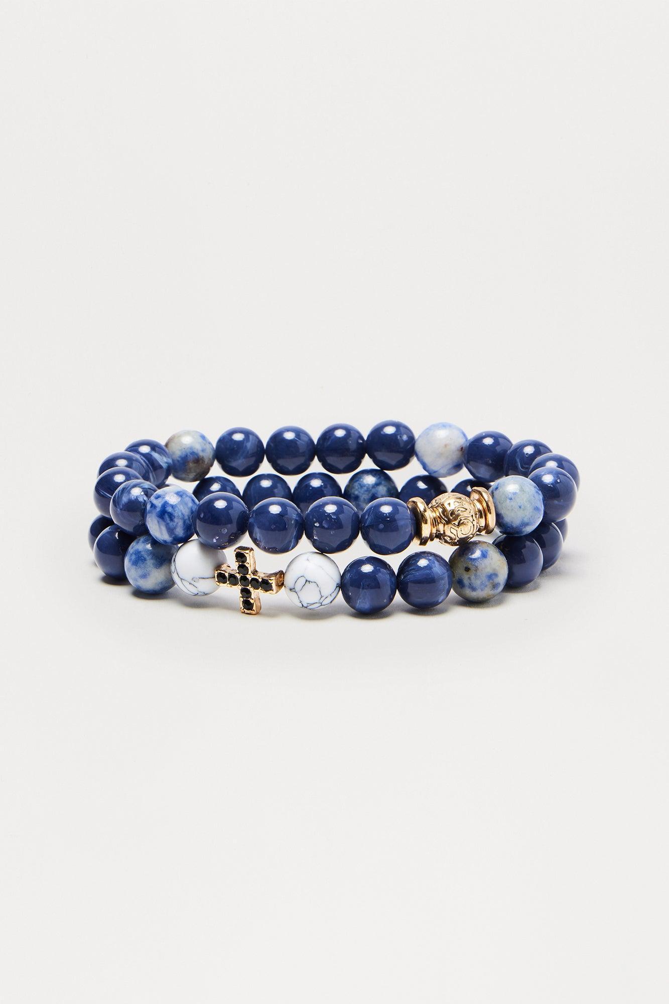 Best Part Beaded Bracelet Set  - Black/combo Male Product Image