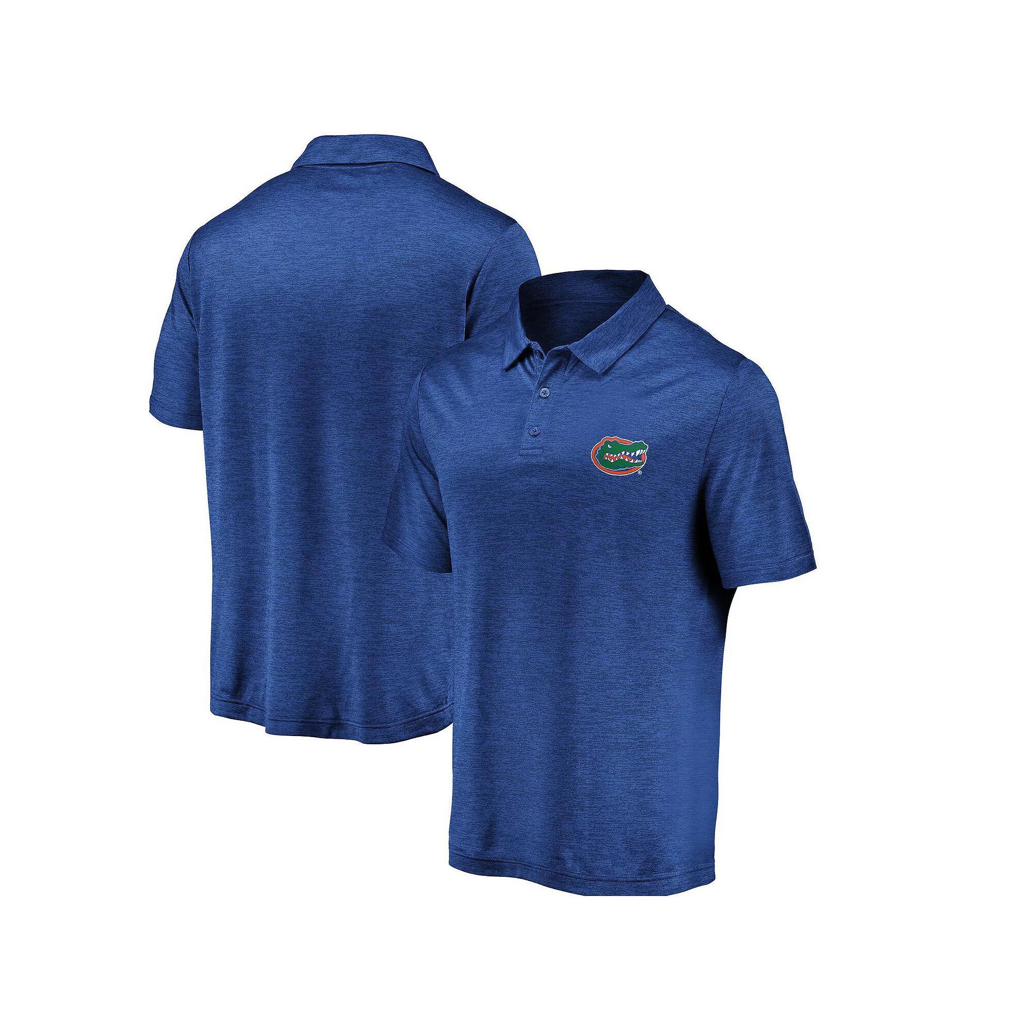 Mens Fanatics Branded Miami Hurricanes Primary Logo Striated Polo Product Image