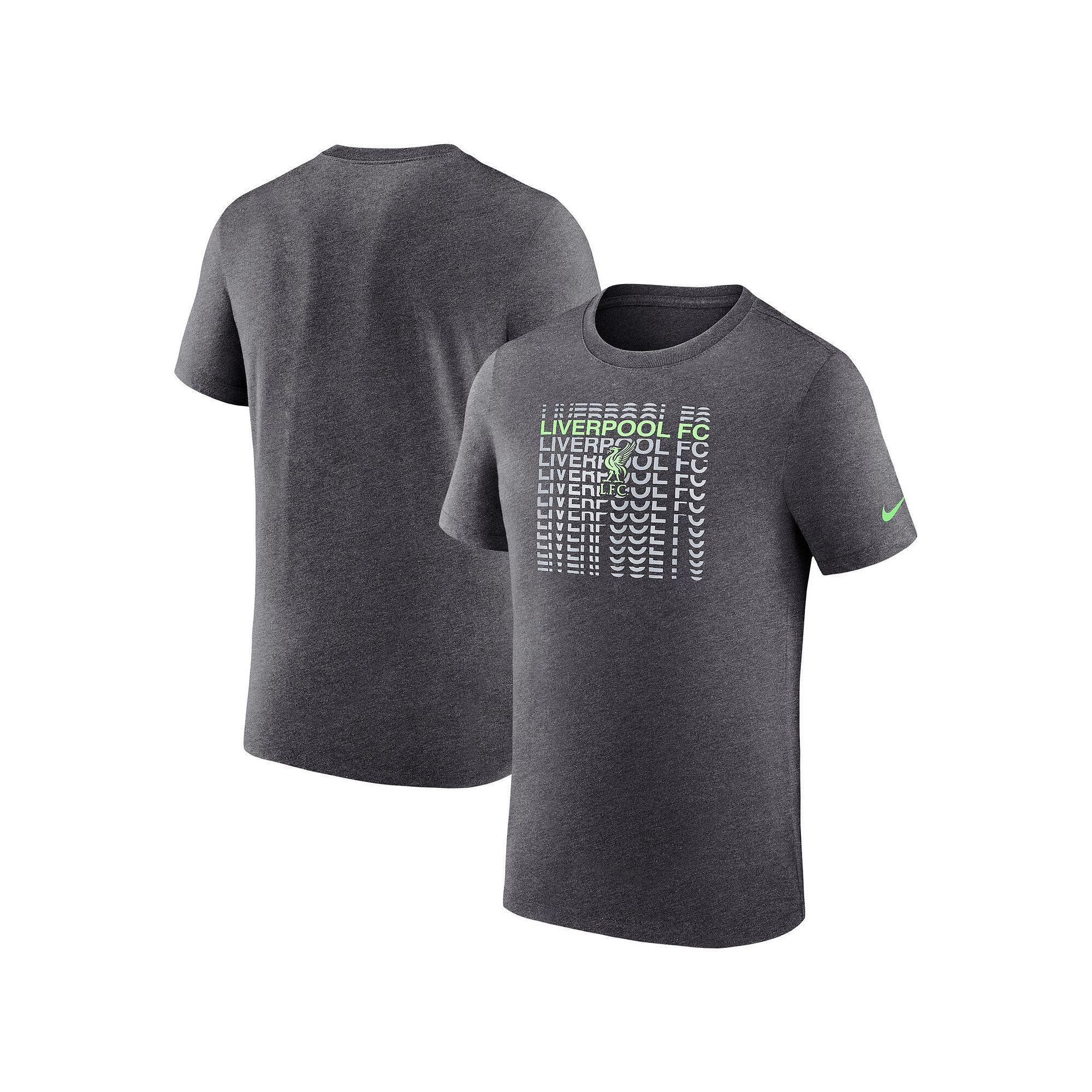 Men's Nike Heather Black Liverpool RLGD��Performance T-Shirt, Size: Small, Lvp Charco Product Image