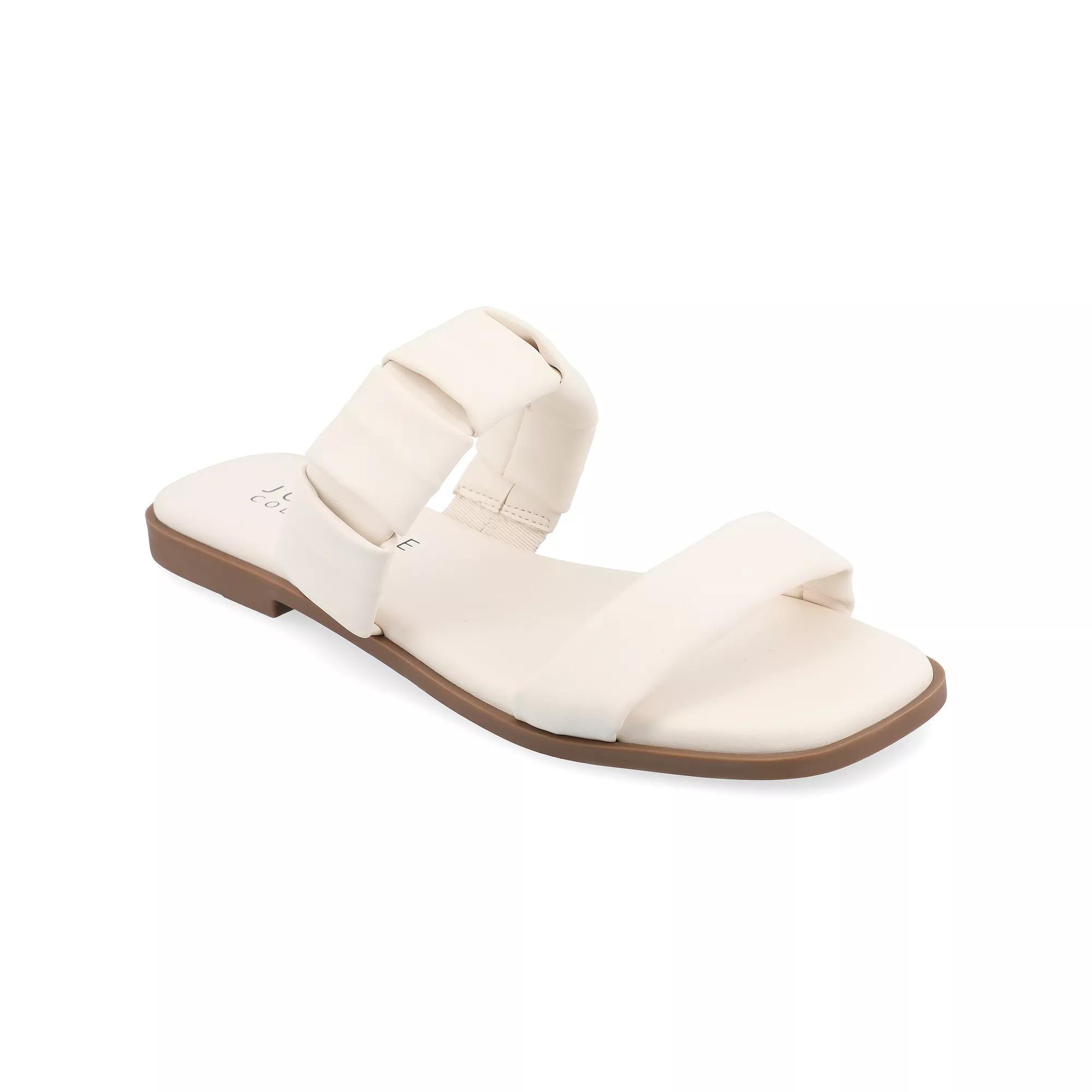 Journee Pegie Women's Tru Comfort Foam™ Sandals, Size: 10, Ivory Product Image
