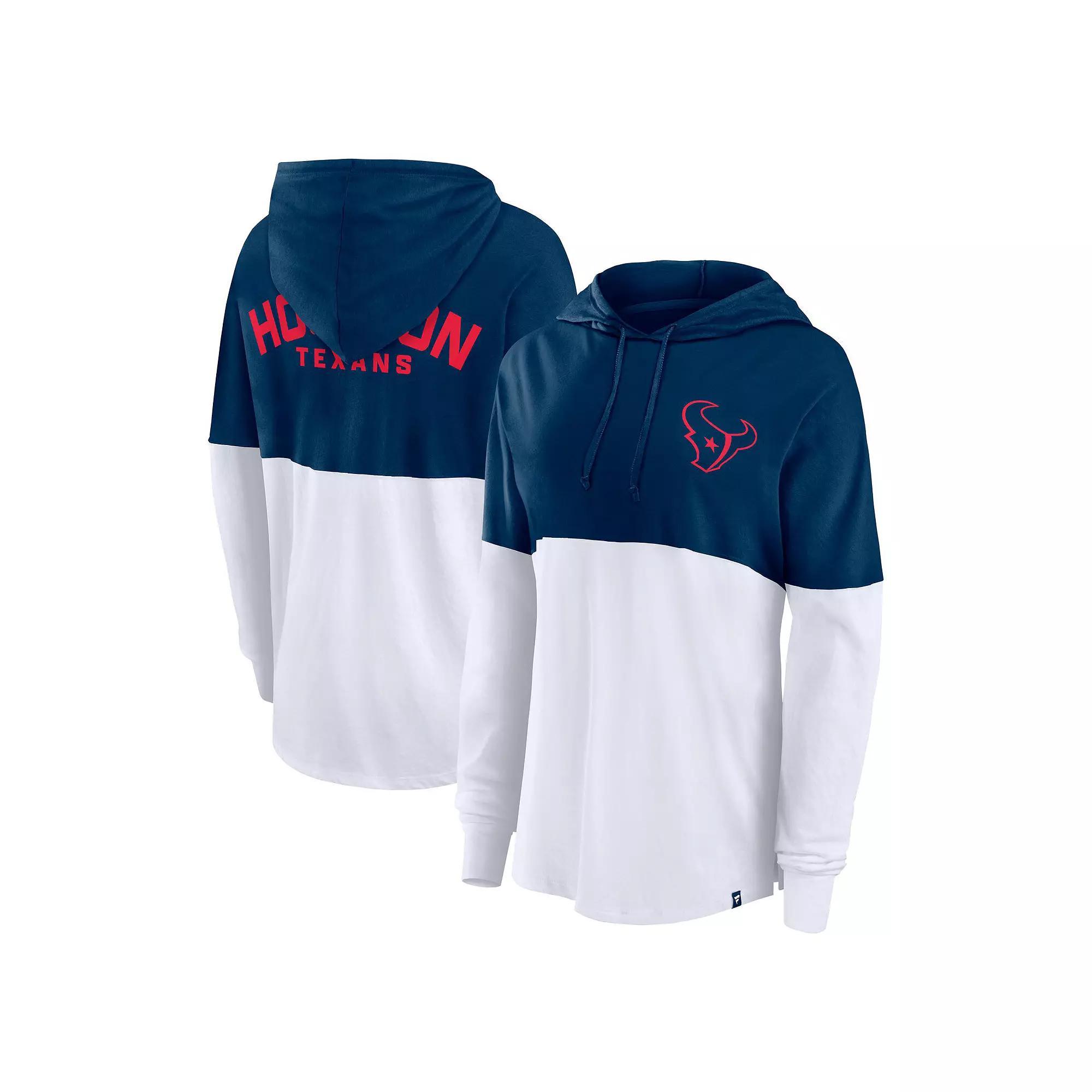 Women's Fanatics Scarlet/White San Francisco 49ers Backup Option Long Sleeve Hoodie T-Shirt, Size: XS, Red Product Image