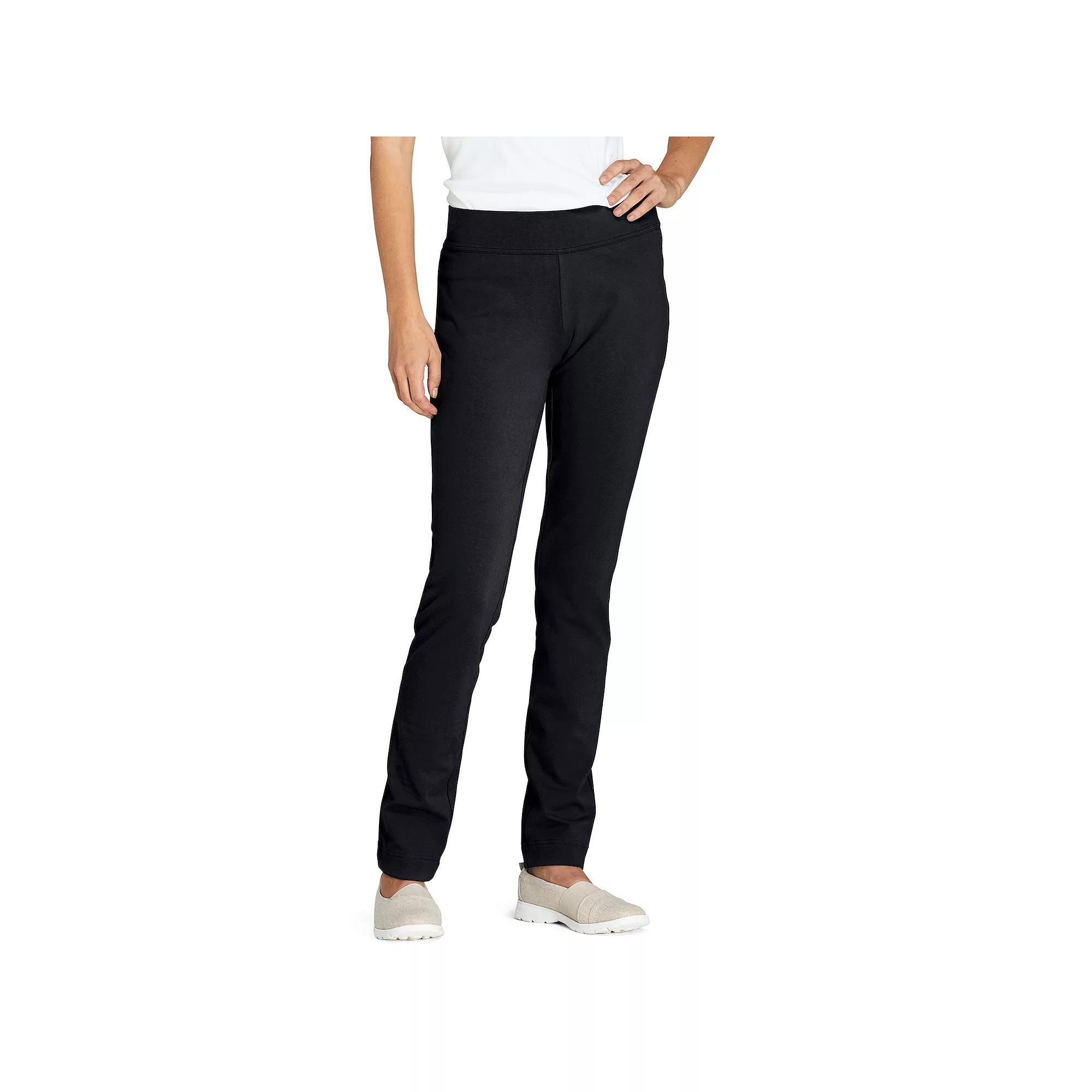 Women's Lands' End Starfish Slim-Cut Pull-On Pants, Size: Small, Evening Blue Product Image