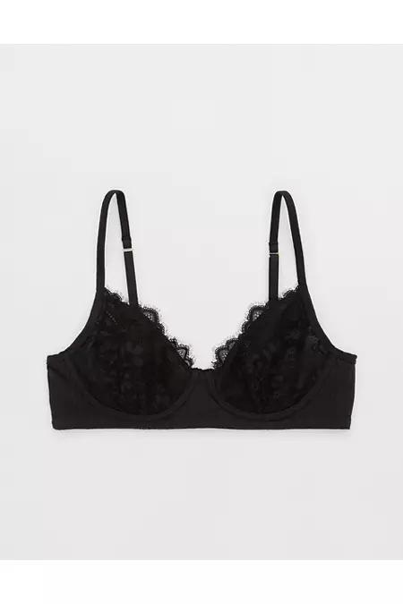 Show Off Enchanted Lace Rib Wireless Bralette Women's Product Image