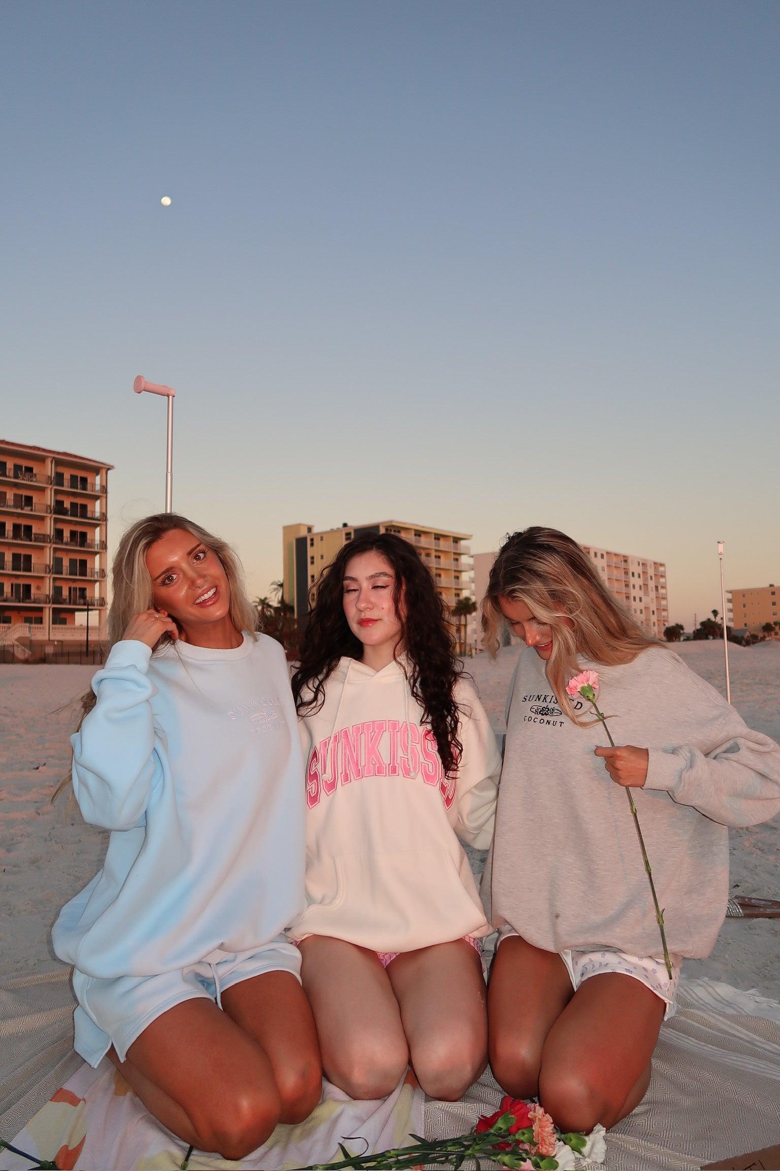 Icy Blue Basic Blank Shorts Product Image