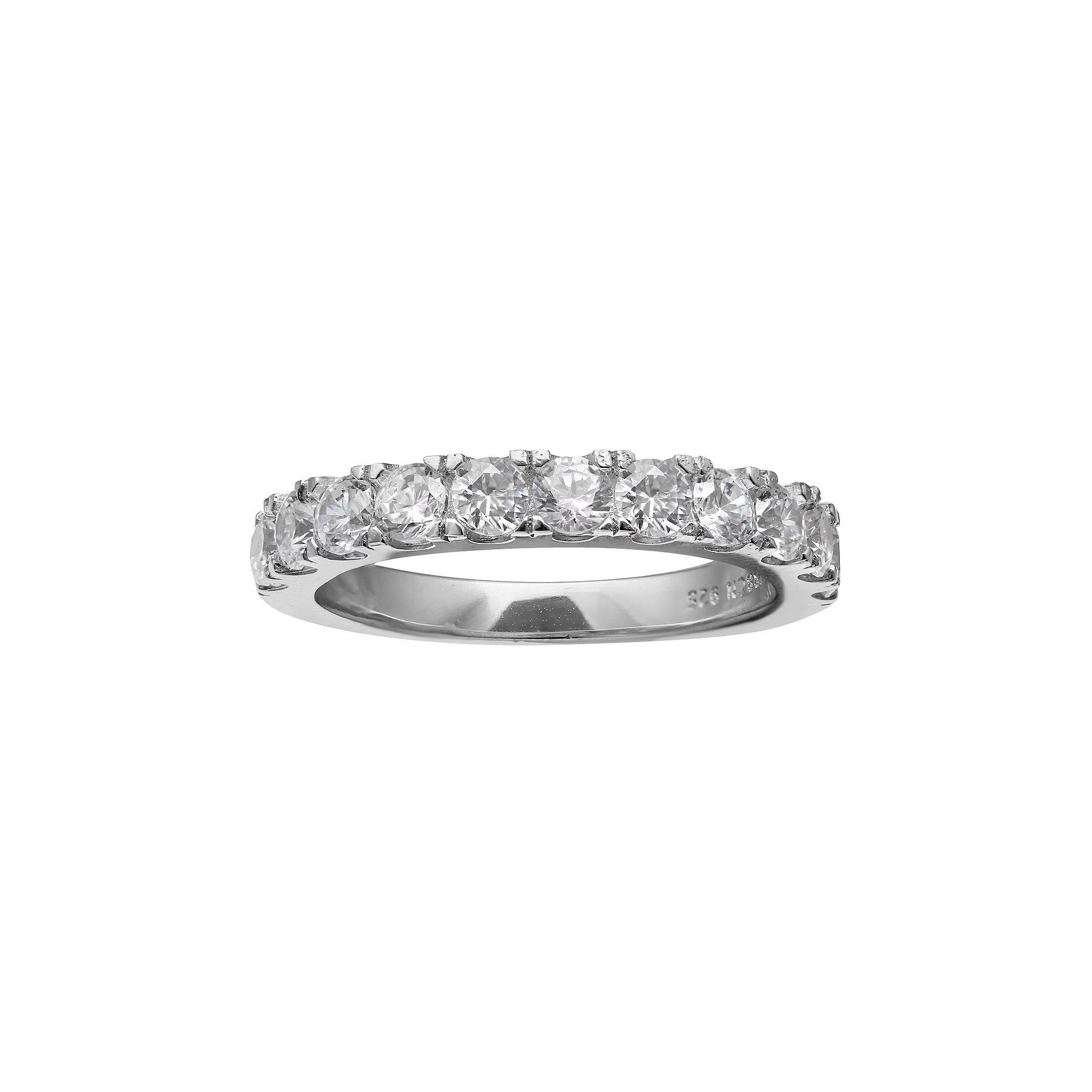 PRIMROSE Sterling Silver Cubic Zirconia Ring, Women's, Size: 7 Product Image