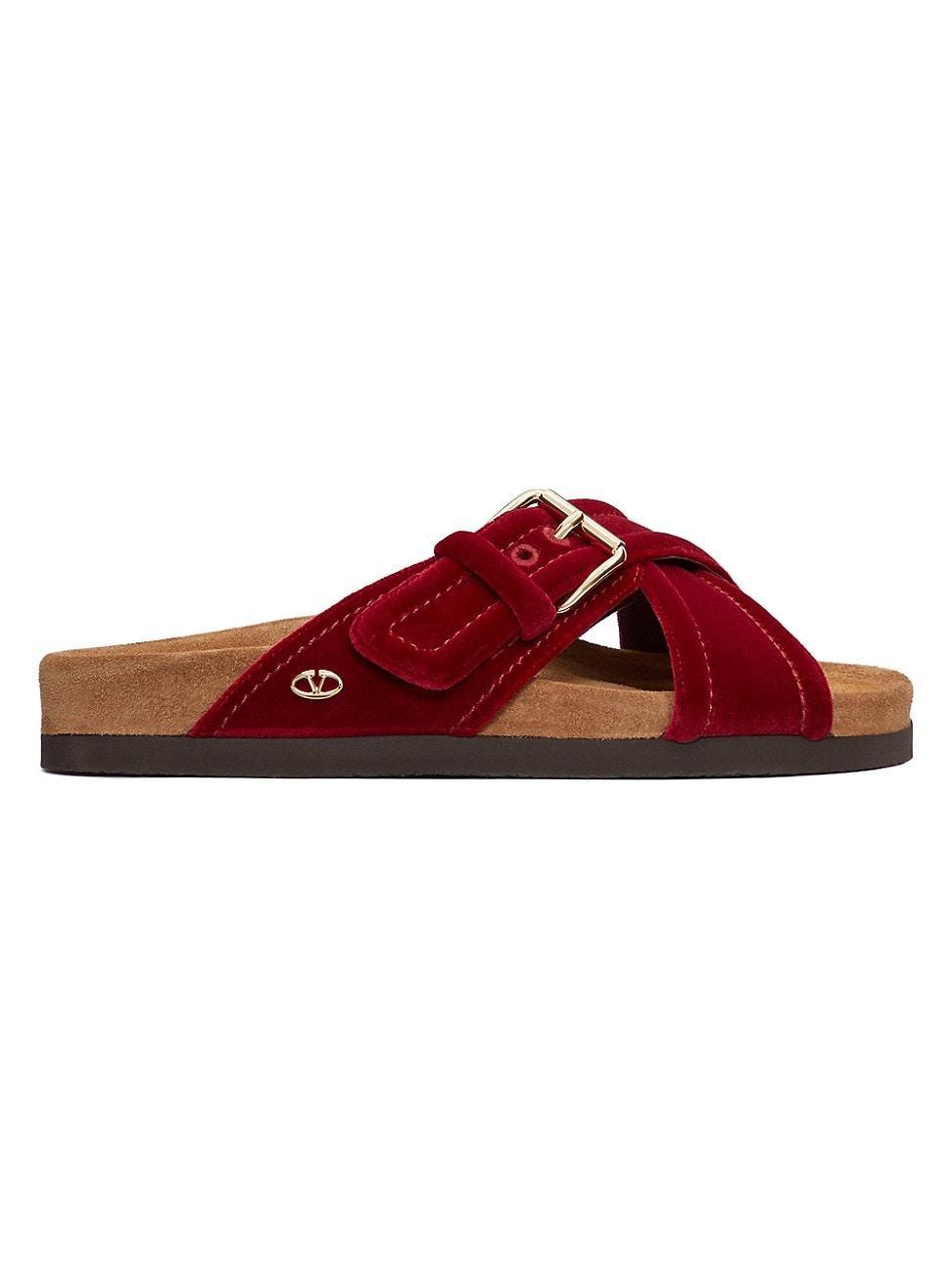 Anywhere Crisscross Buckle Slide Sandals Product Image