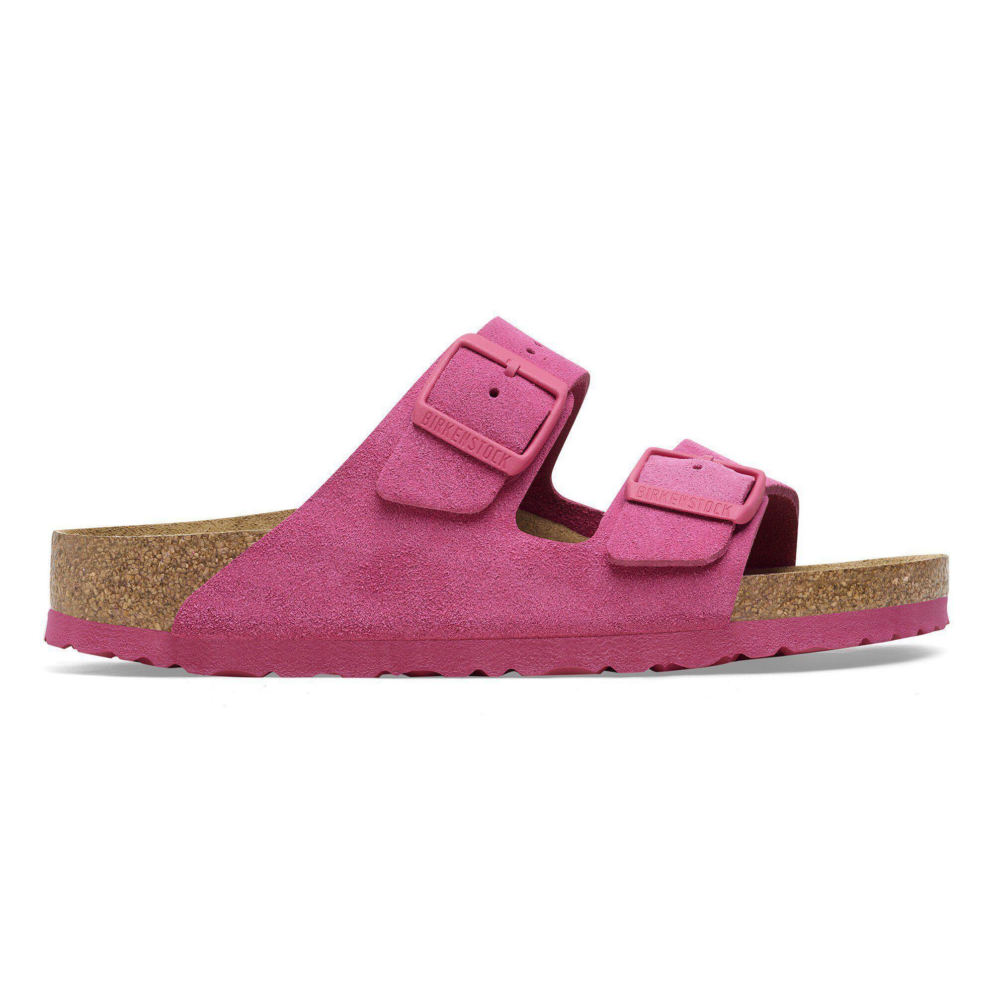 Arizona Soft Footbed Suede Leather Faded Purple Product Image