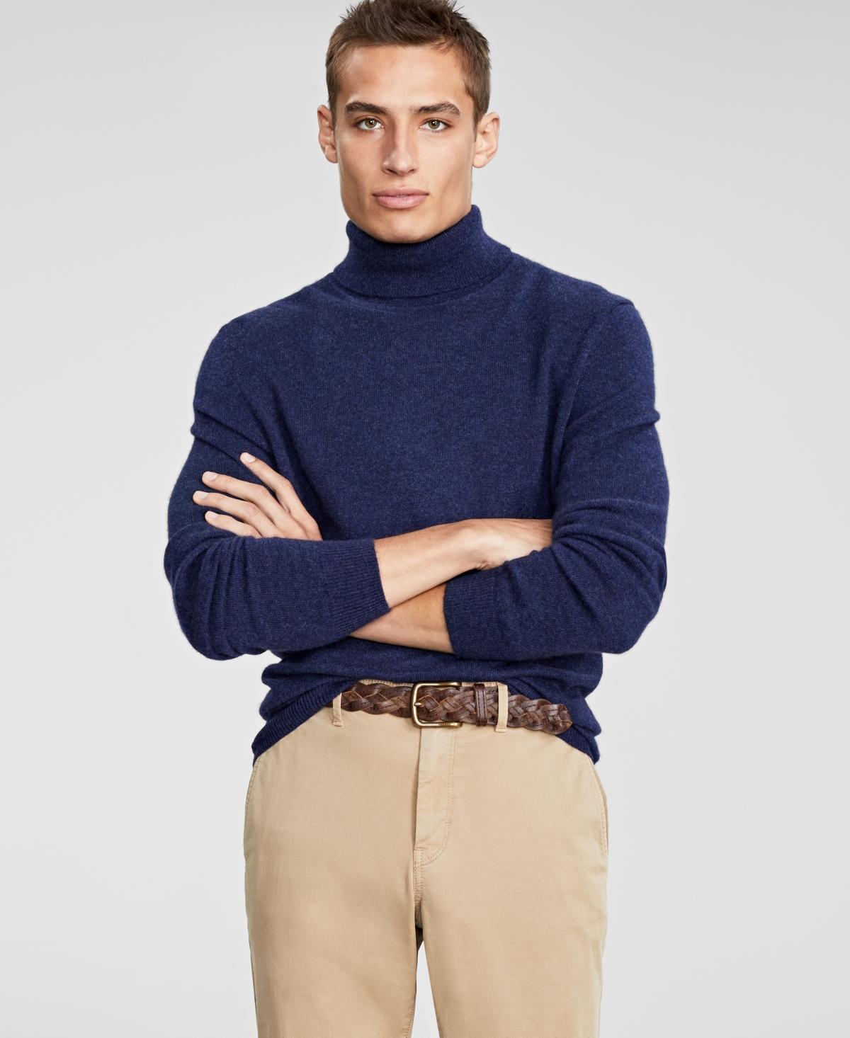 Club Room Mens Cashmere Turtleneck Sweater, Created for Macys Product Image