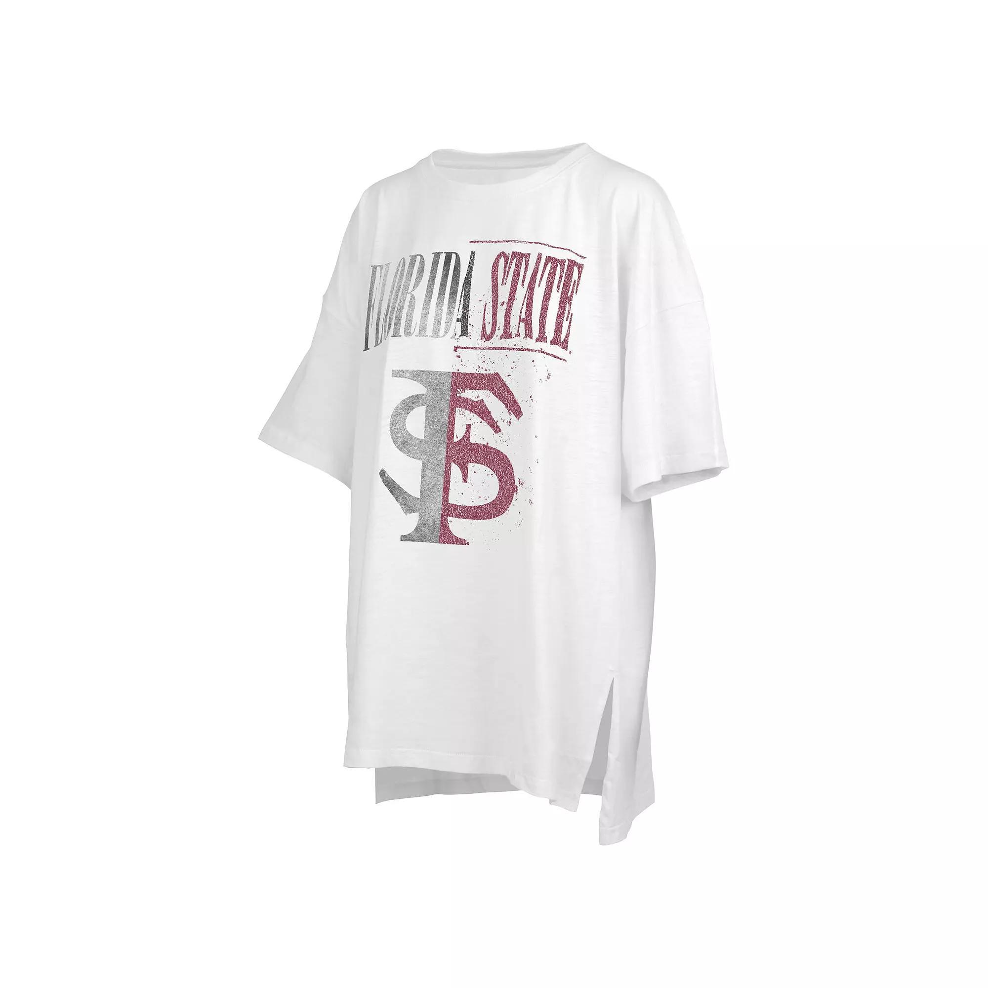 Womens Pressbox Florida State Seminoles Lickety-Split Oversized T-Shirt Product Image