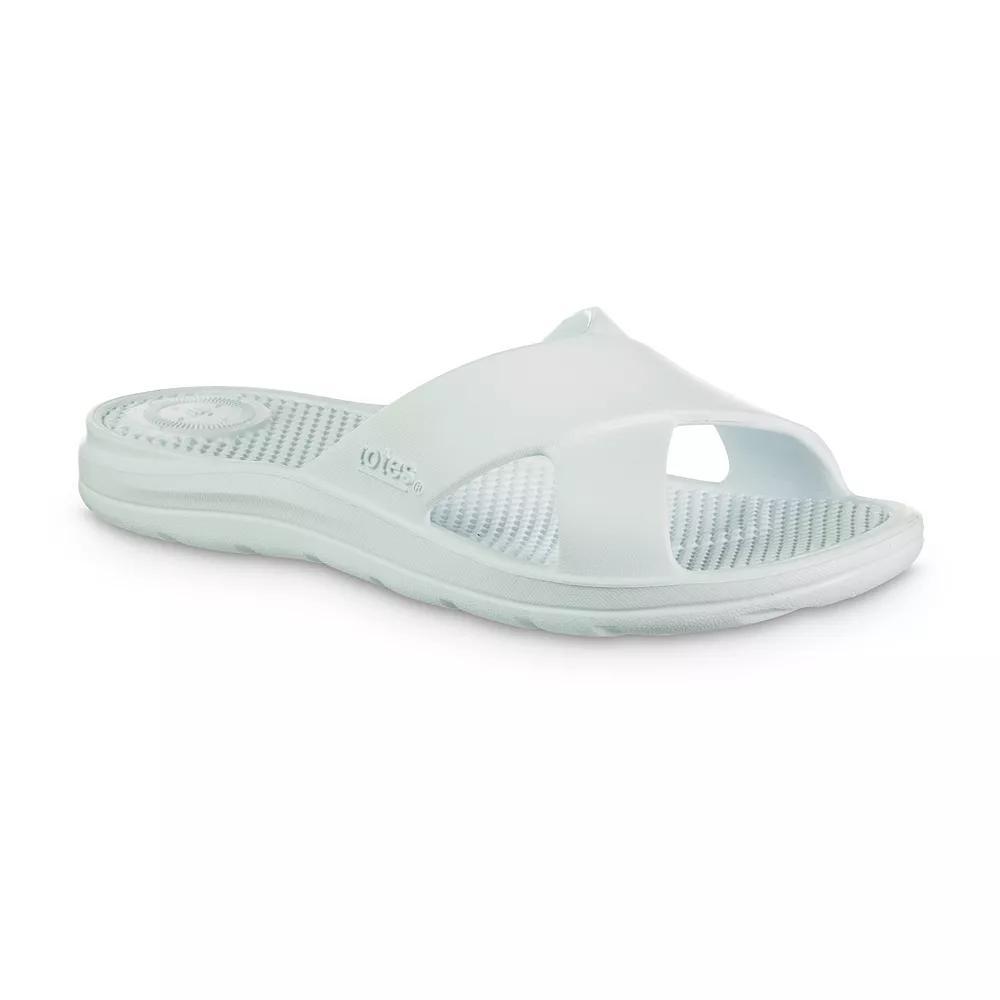 totes Solbounce Women's Slide Sandals, Size: 6, Green Product Image