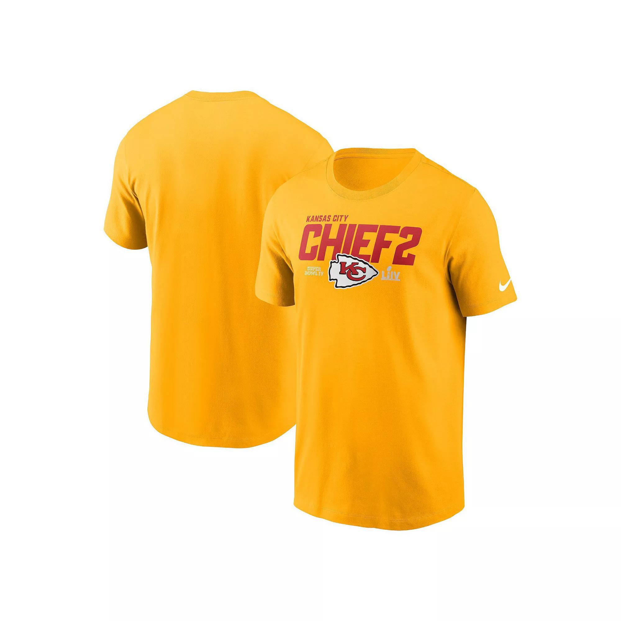 Men's Nike  Gold Kansas City Chiefs Local Essential T-Shirt, Size: 2XL Product Image