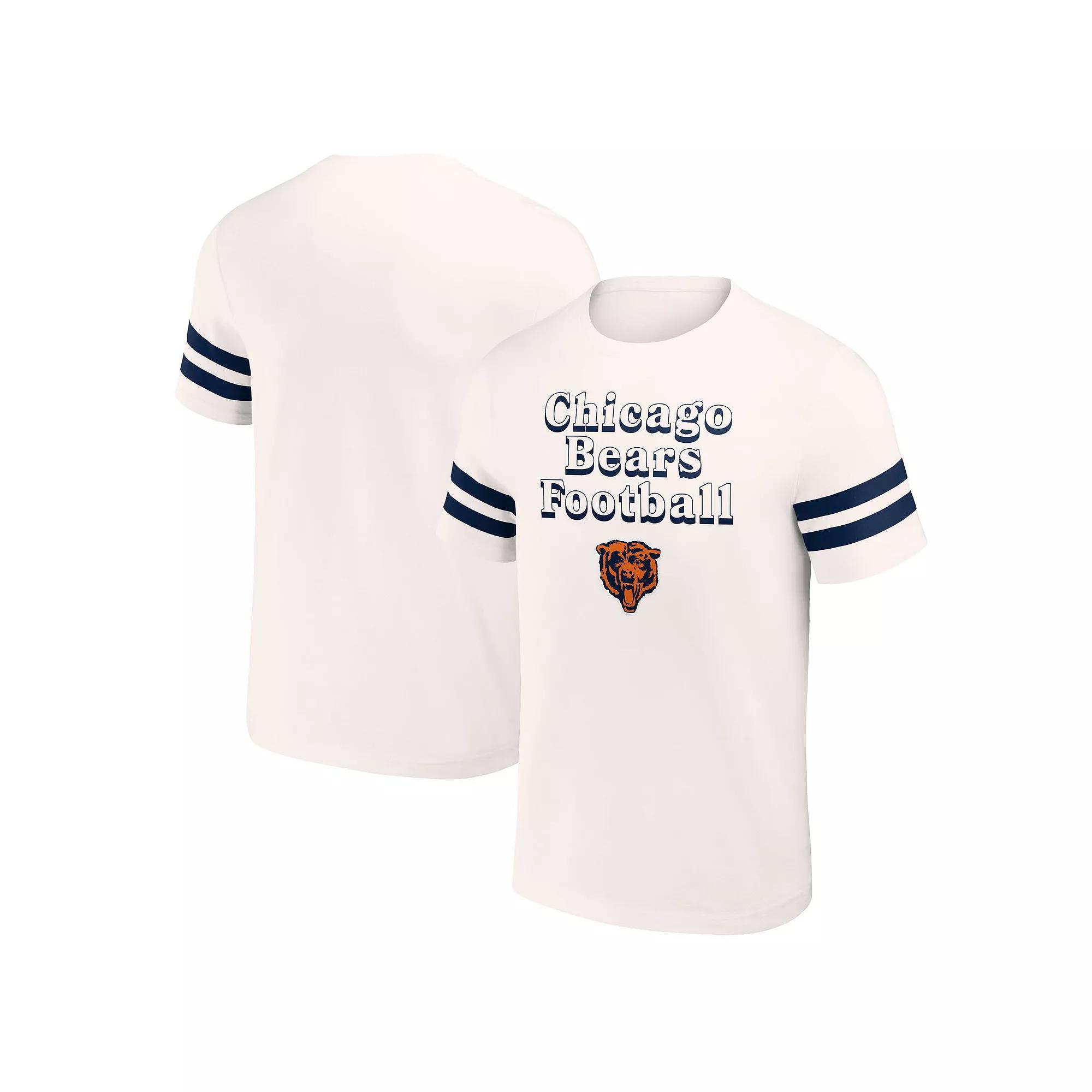 Men's NFL x Darius Rucker Collection by Fanatics Cream Chicago Bears Vintage T-Shirt, Size: Large, Beige Product Image