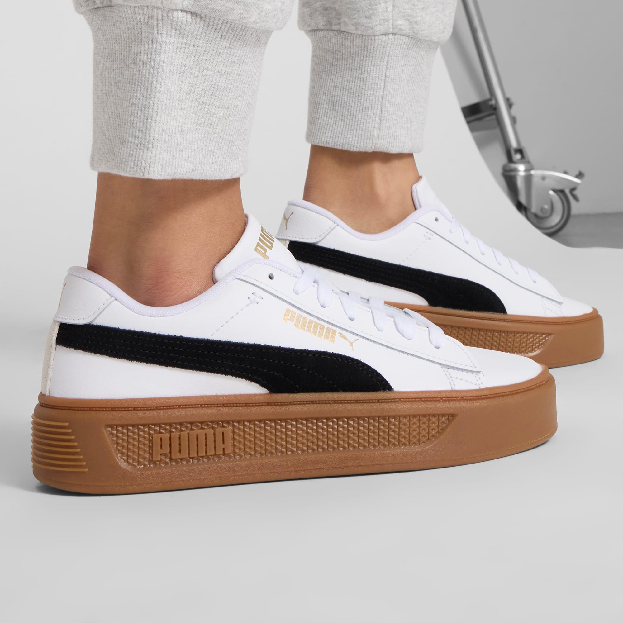 PUMA Smash 3.0 Mono Twist Women's Sneakers Product Image