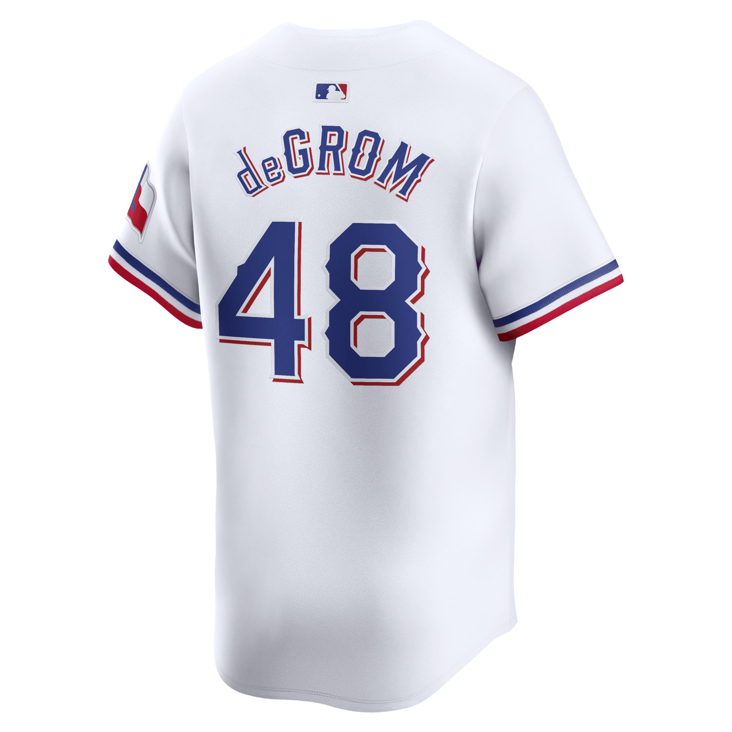 Mens Nike Jacob Texas Rangers Home Limited Player Jersey Product Image