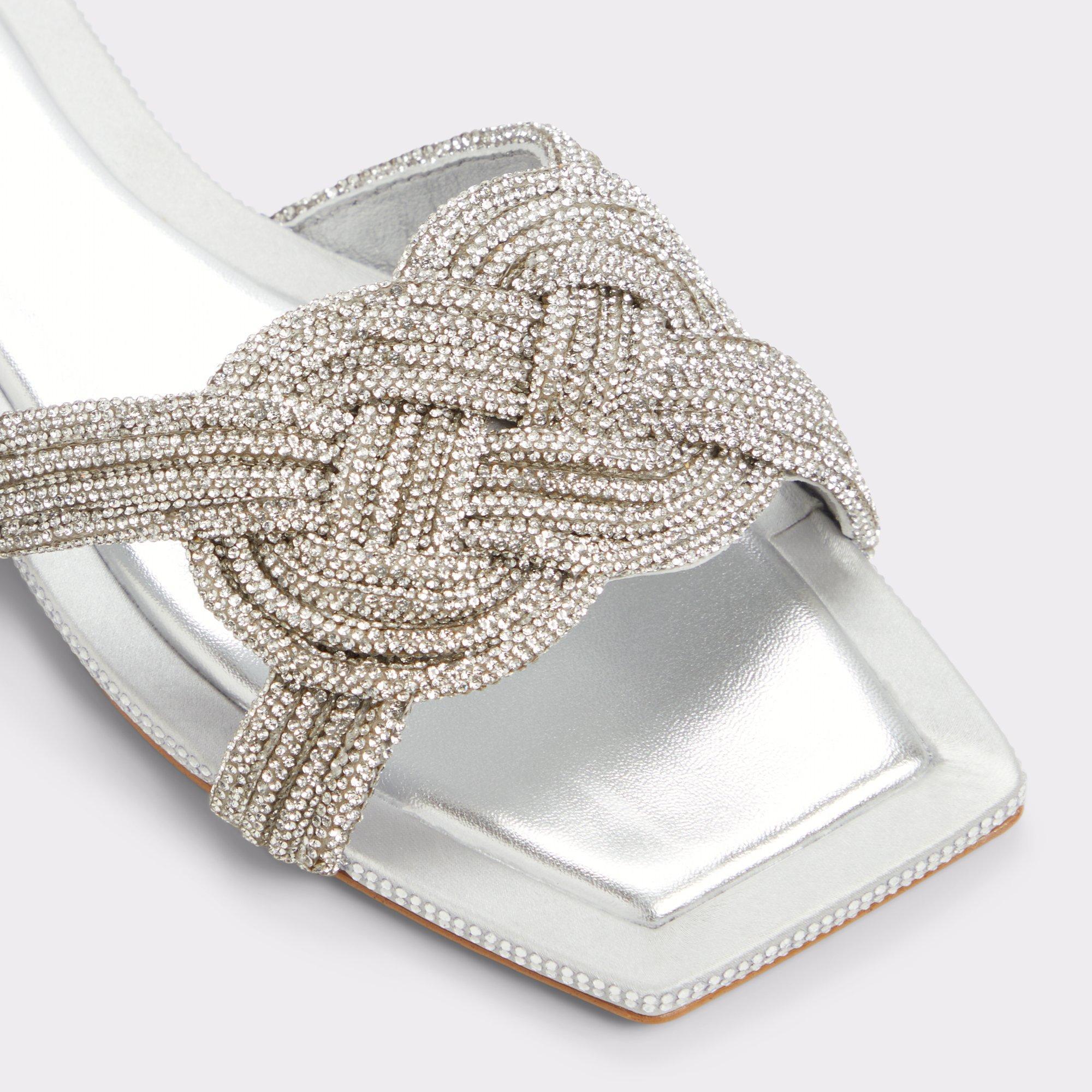 ALDO Karlina - Women's Iridescent Metallic Collection - Silver, Size 8 Product Image