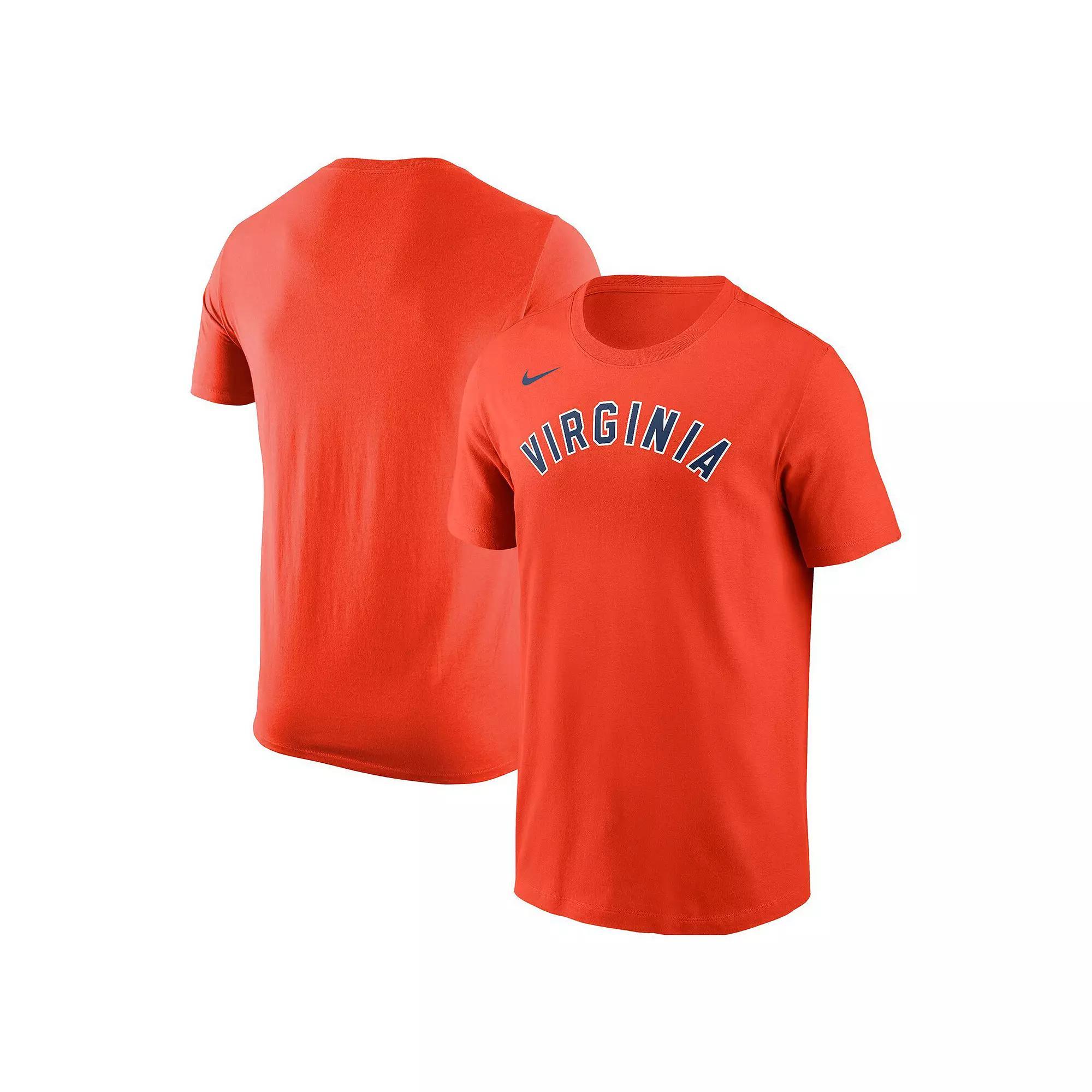 Men's Nike Orange Virginia Cavaliers Arch Logo T-Shirt, Size: XL Product Image