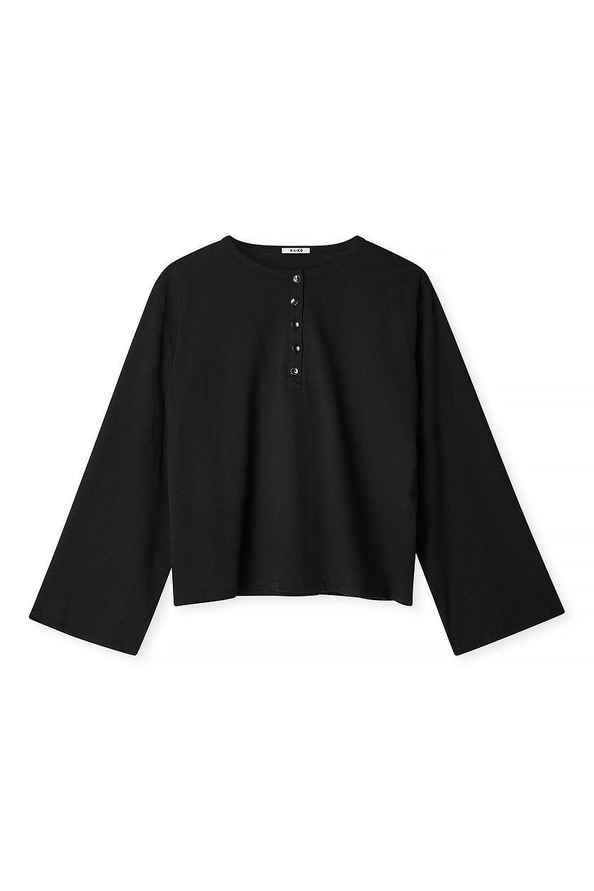 Button Long Sleeve Top Product Image