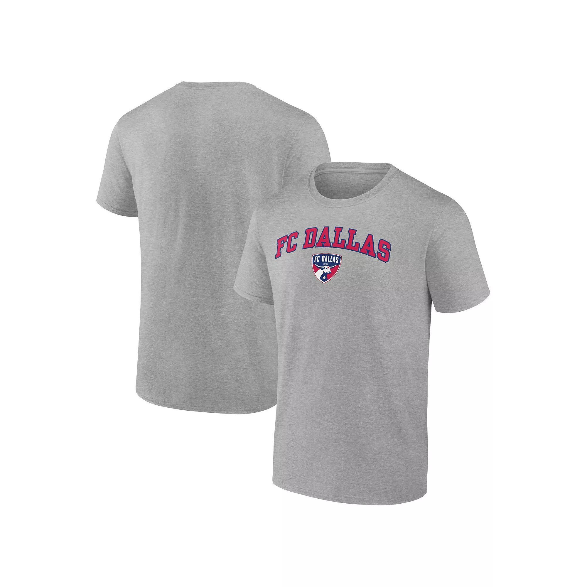 Men's Fanatics Steel FC Dallas Heart & Soul T-Shirt, Size: XL, Fcd Silver Product Image