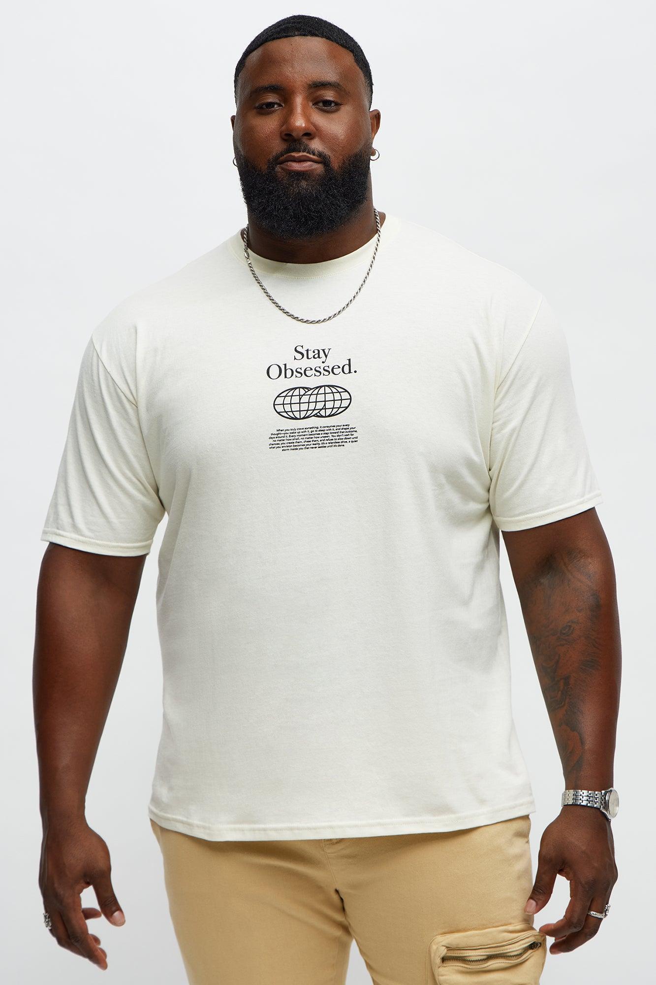 Stay Obsessed Short Sleeve Tee - Natural Product Image